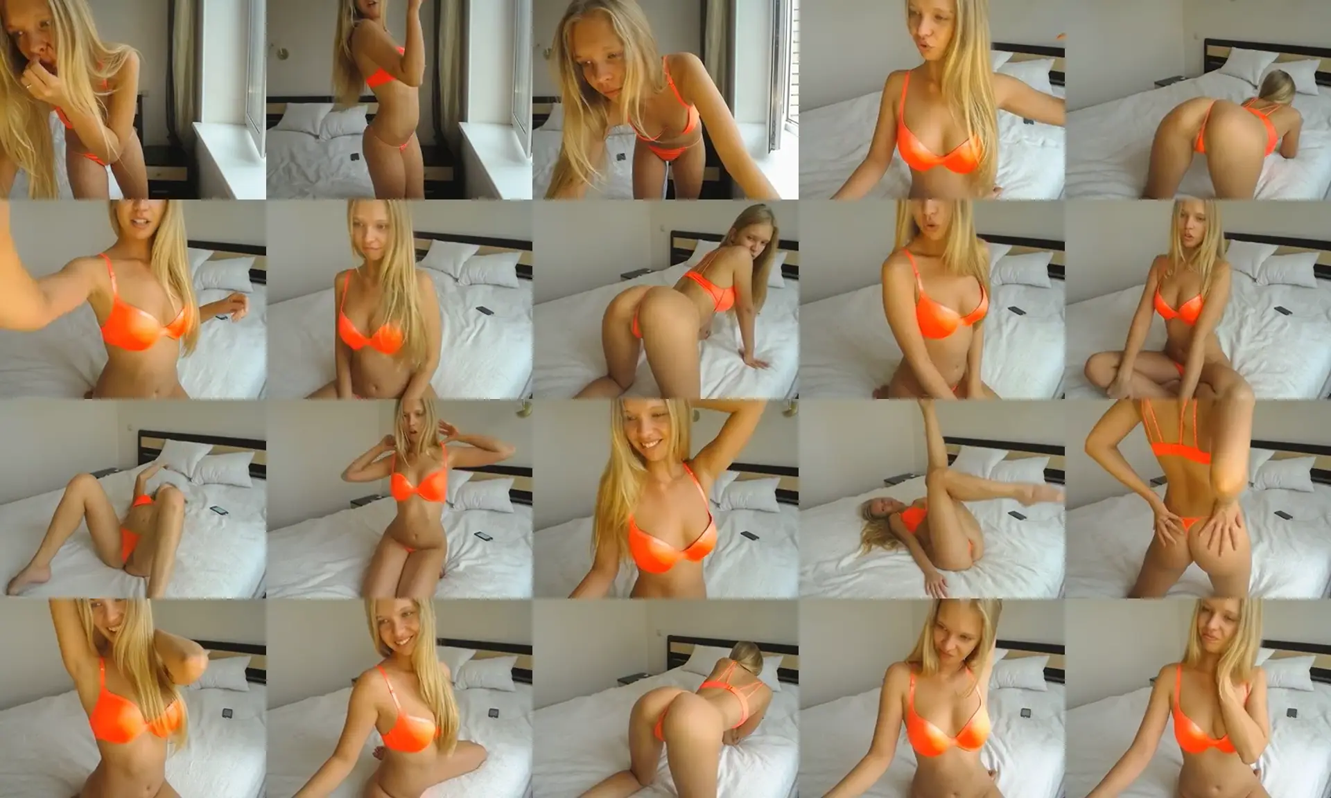 CuteDoll1995 photo contact sheet