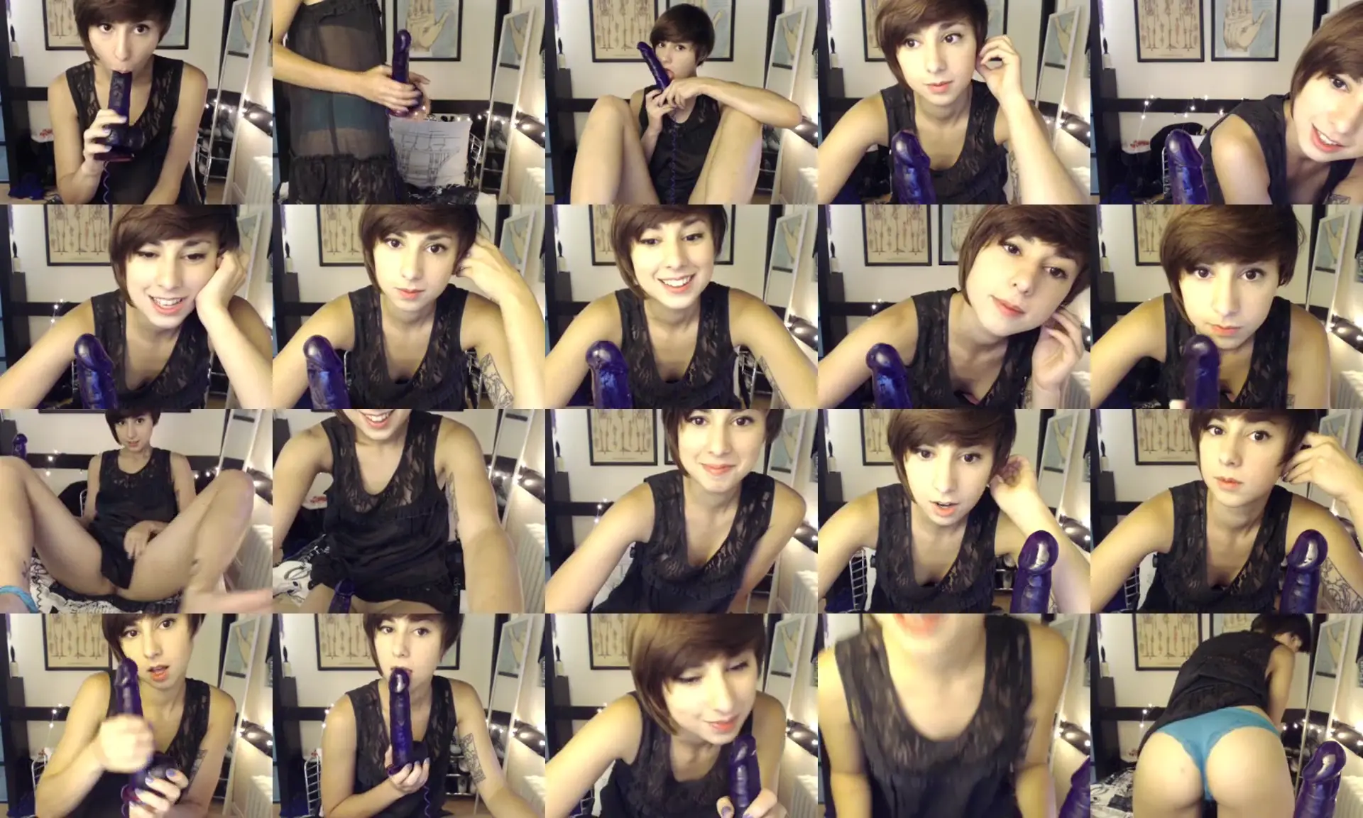 Kittykatxo4 photo contact sheet