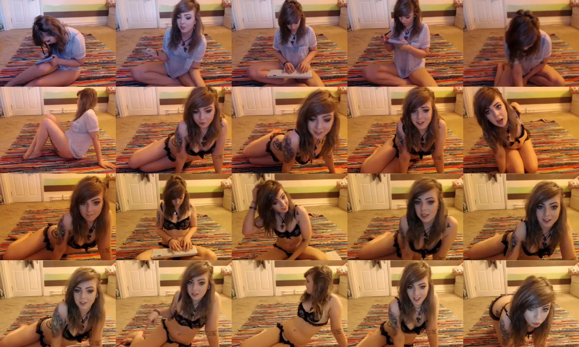 Hollieindigo photo contact sheet
