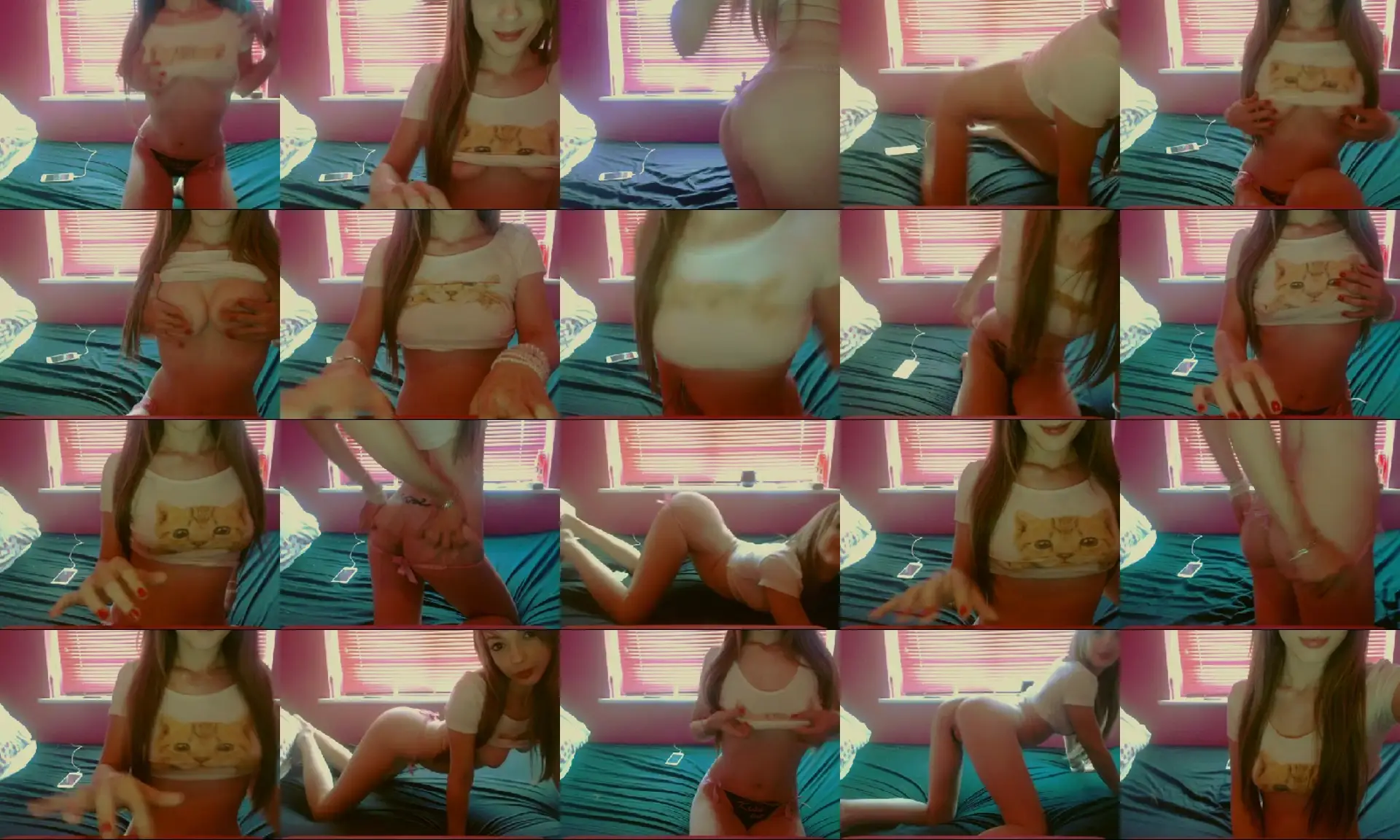 PrincessXTC photo contact sheet