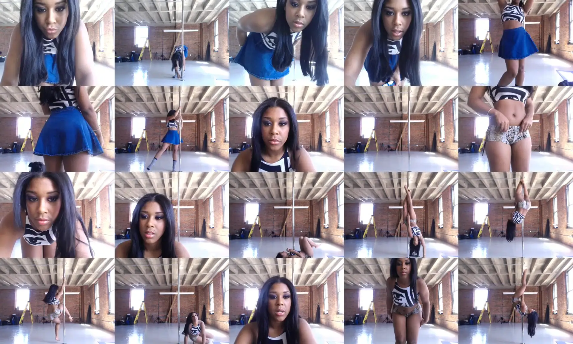 MeganTron photo contact sheet