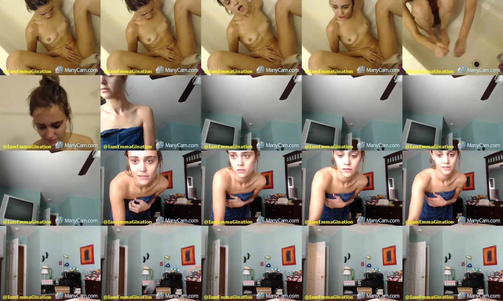 HeidiKlumsy photo contact sheet
