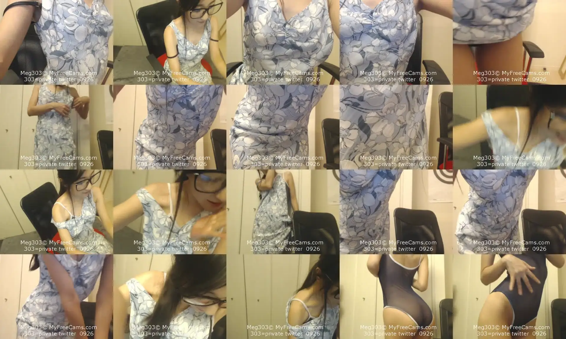 Meg303 photo contact sheet