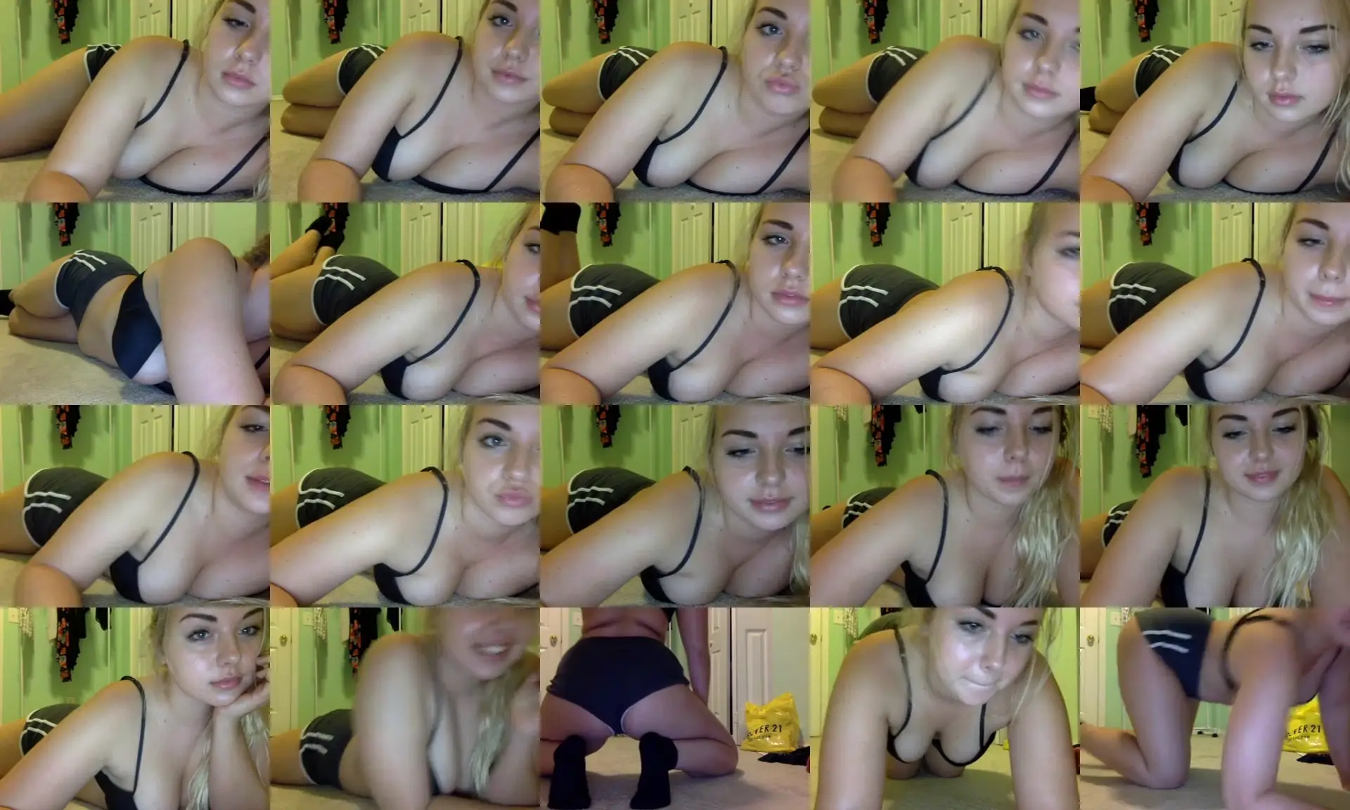 PaigeCliffxxx photo contact sheet