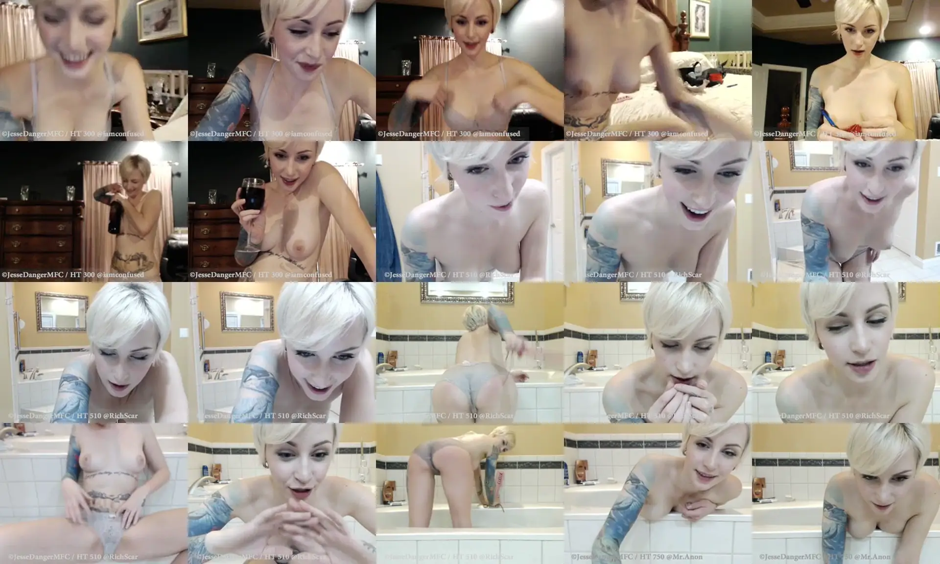 JesseDanger photo contact sheet