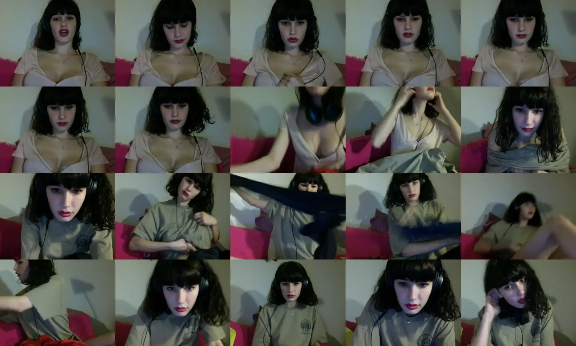 EccentricTeen photo contact sheet