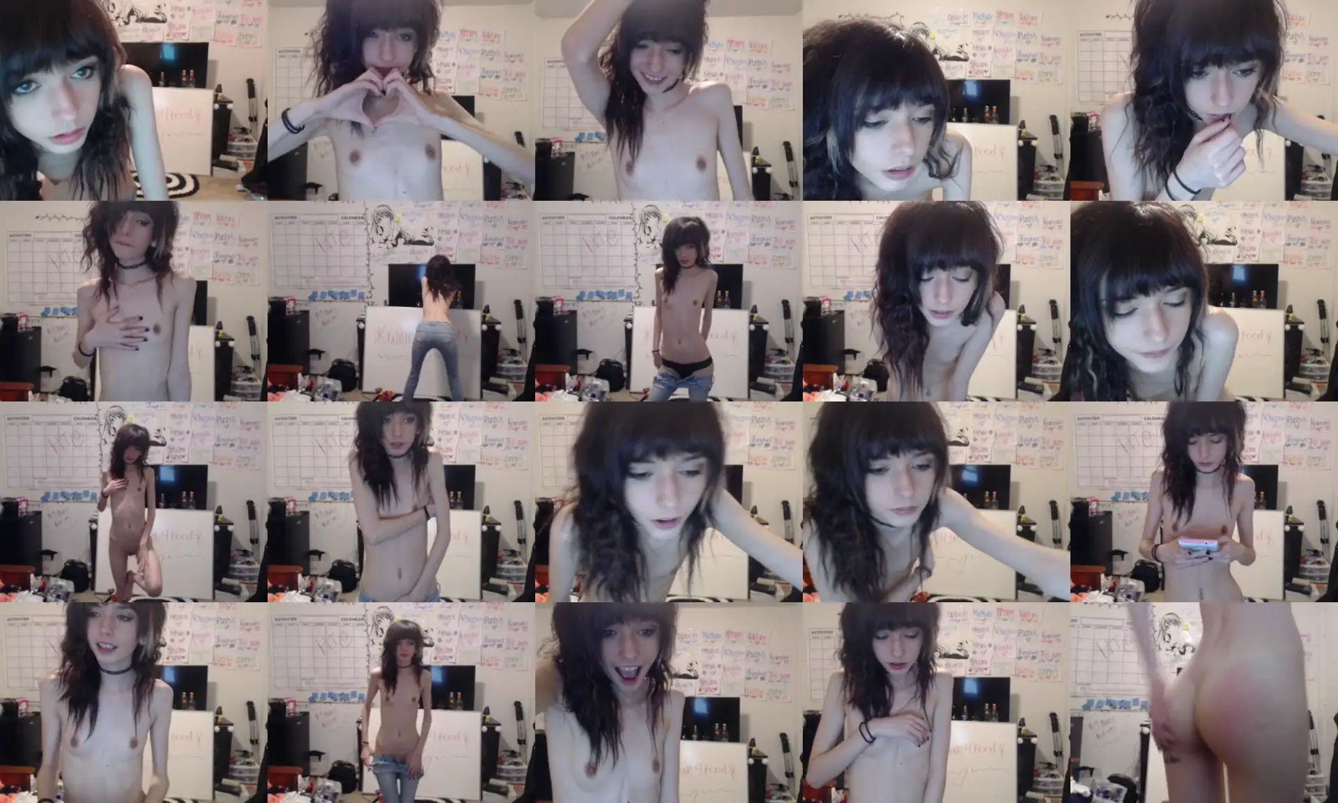 Stormy photo contact sheet