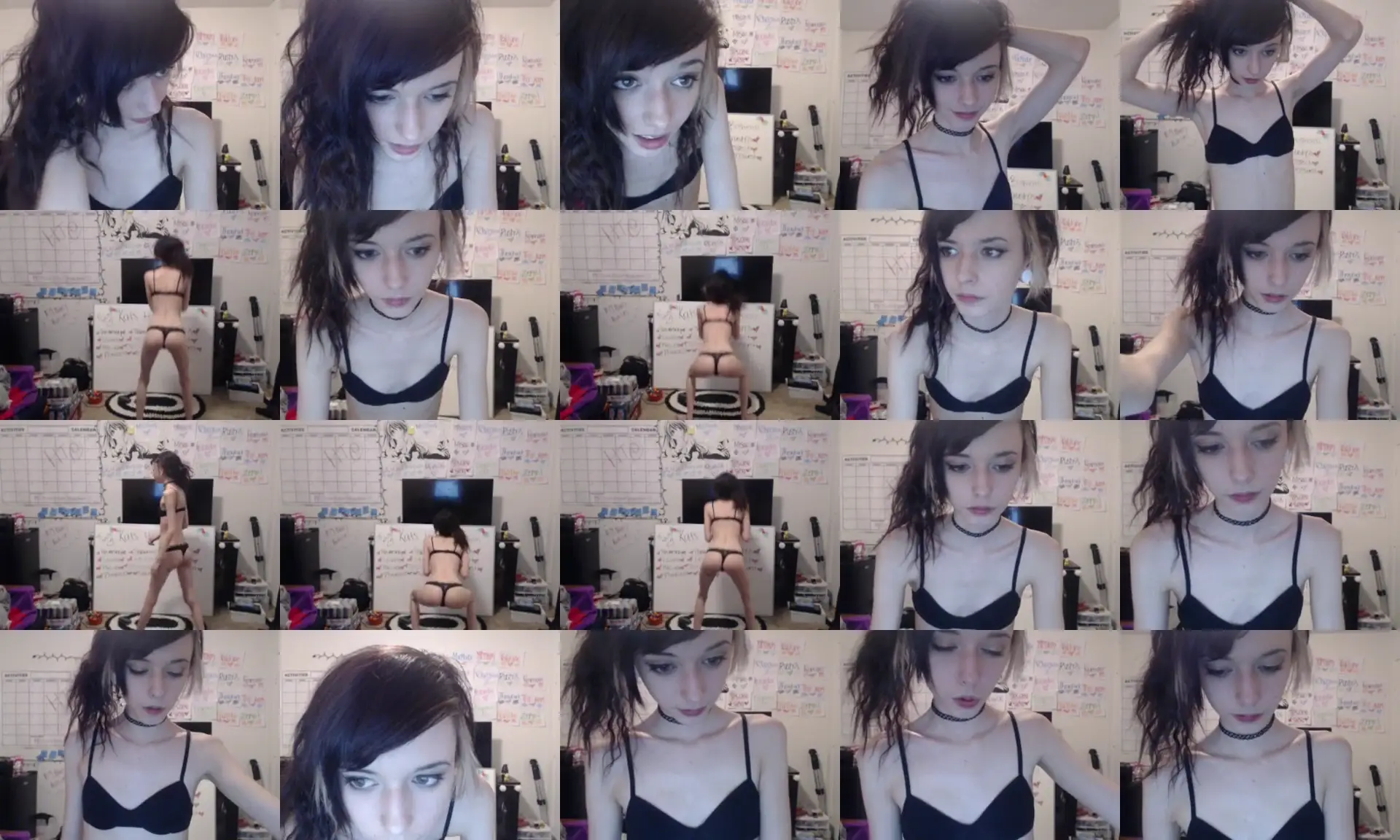 Stormy photo contact sheet