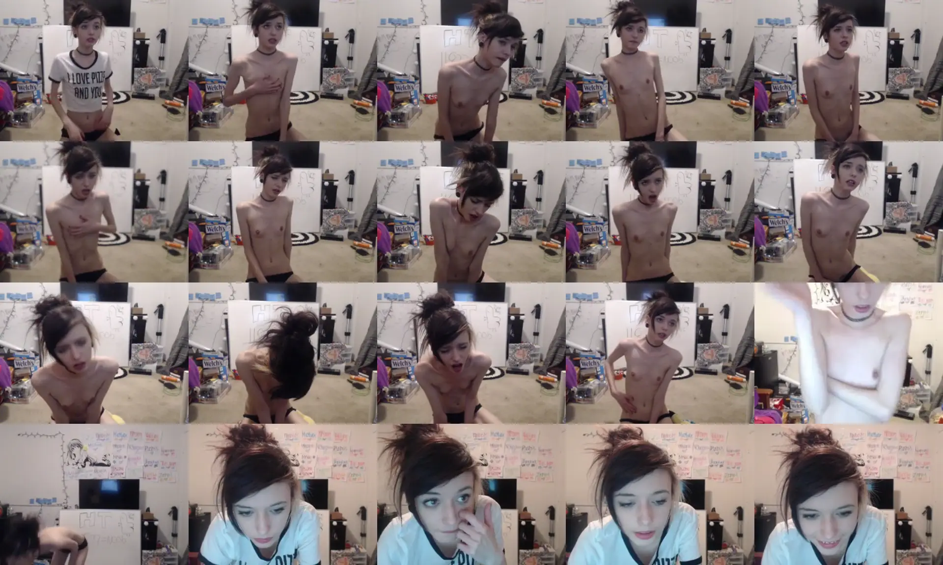 Stormy photo contact sheet