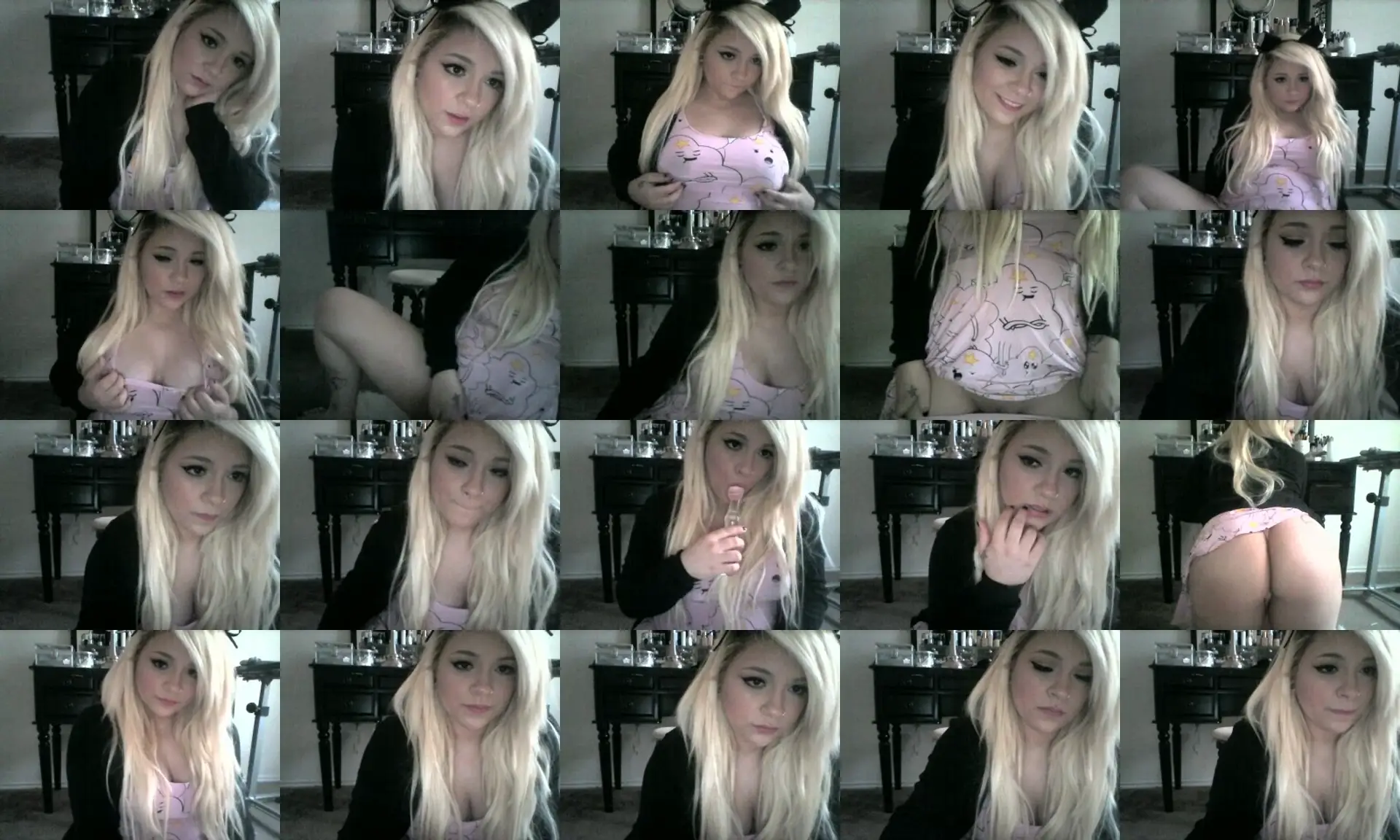 GamerGirlYuki photo contact sheet