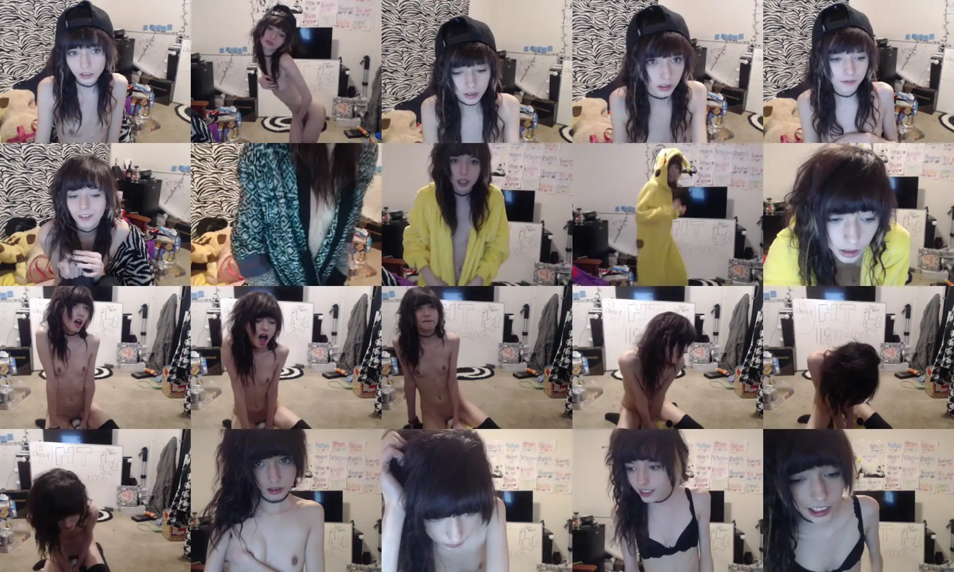 Stormy photo contact sheet