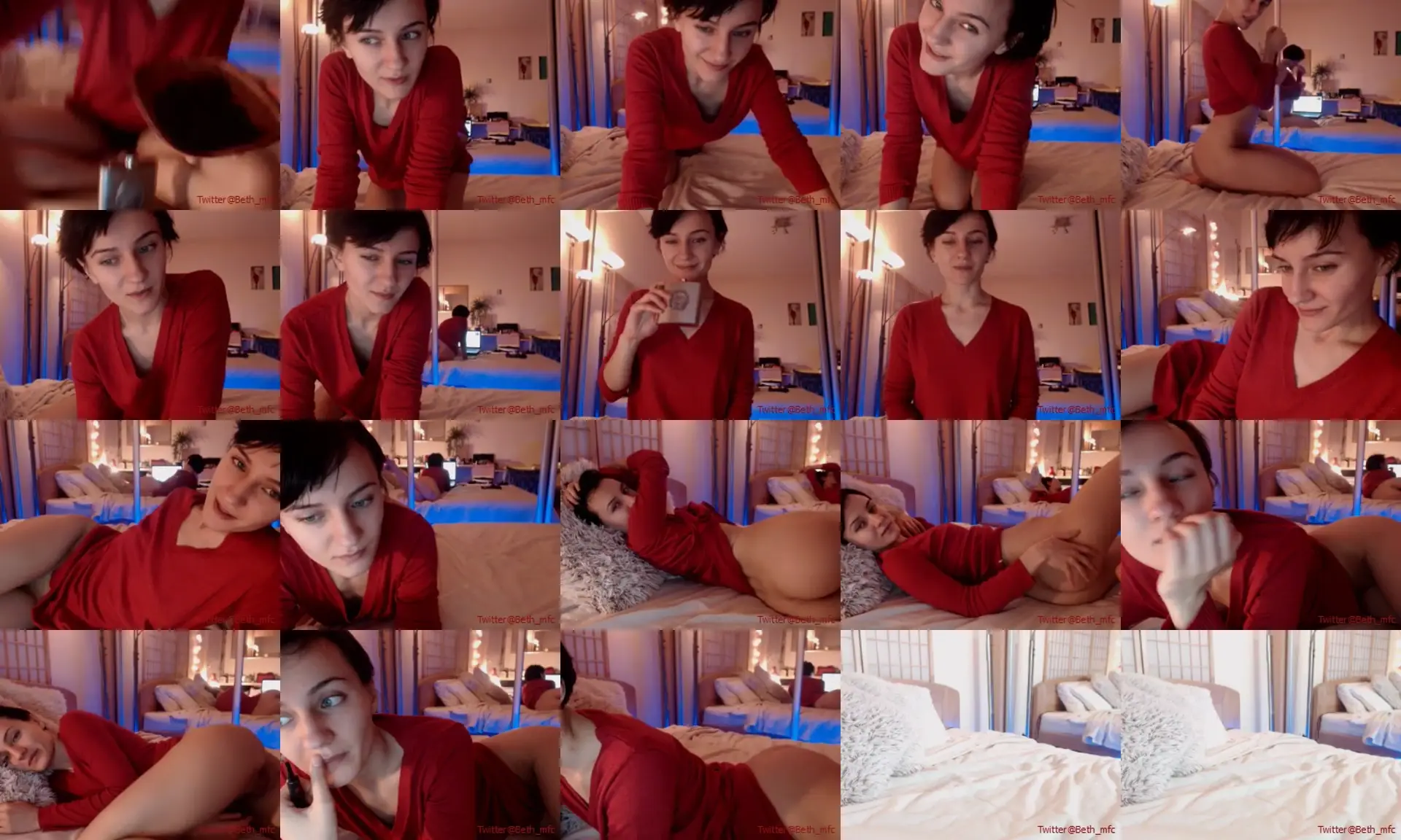 Beth photo contact sheet