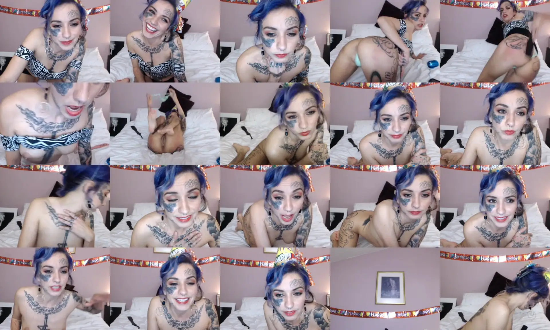 Veronicasixxx photo contact sheet