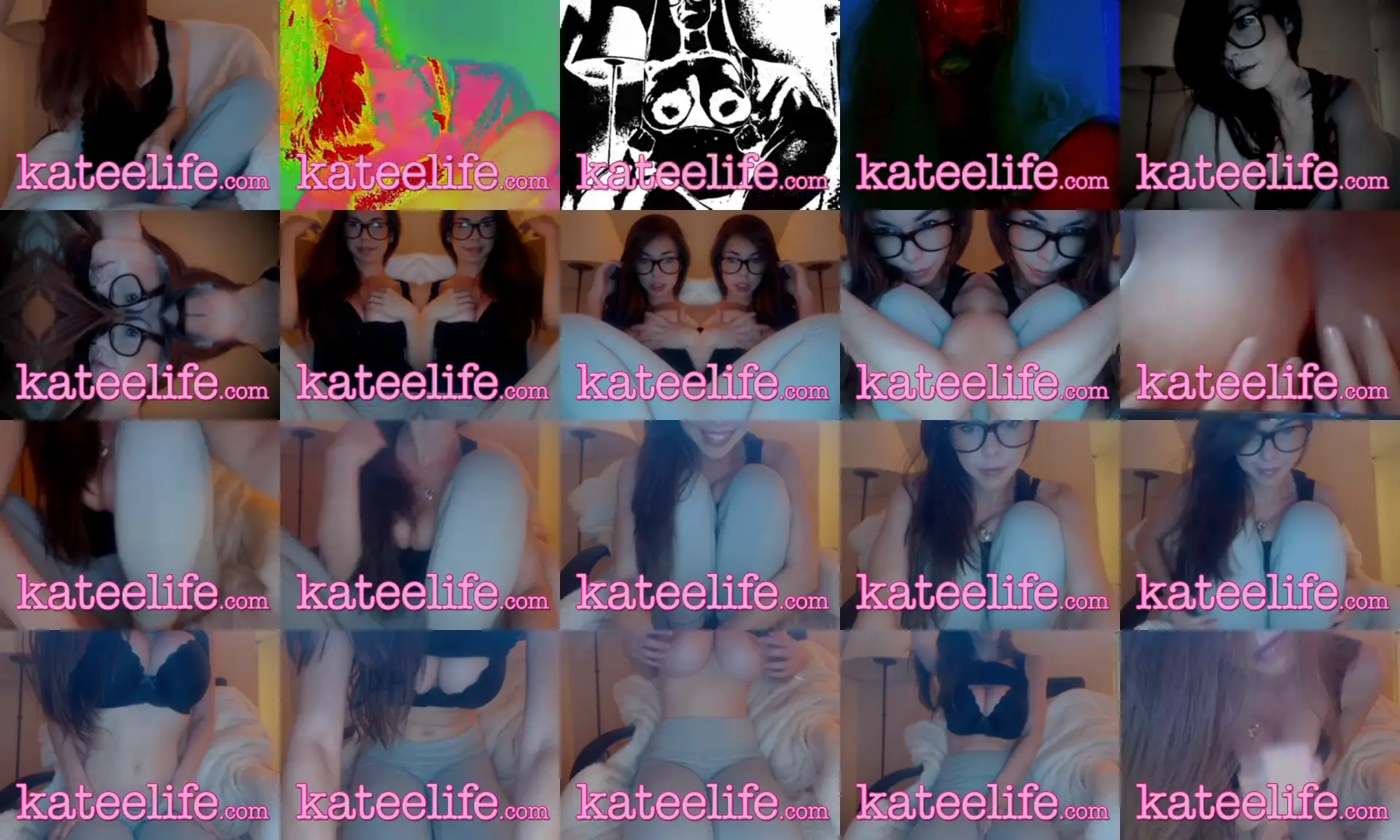 KATEELIFE photo contact sheet