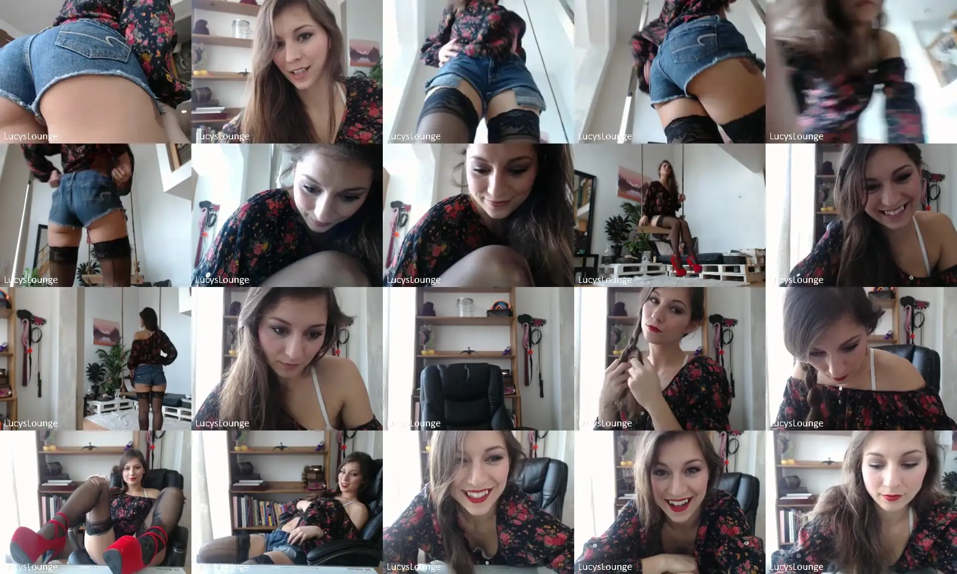 LucysLounge photo contact sheet