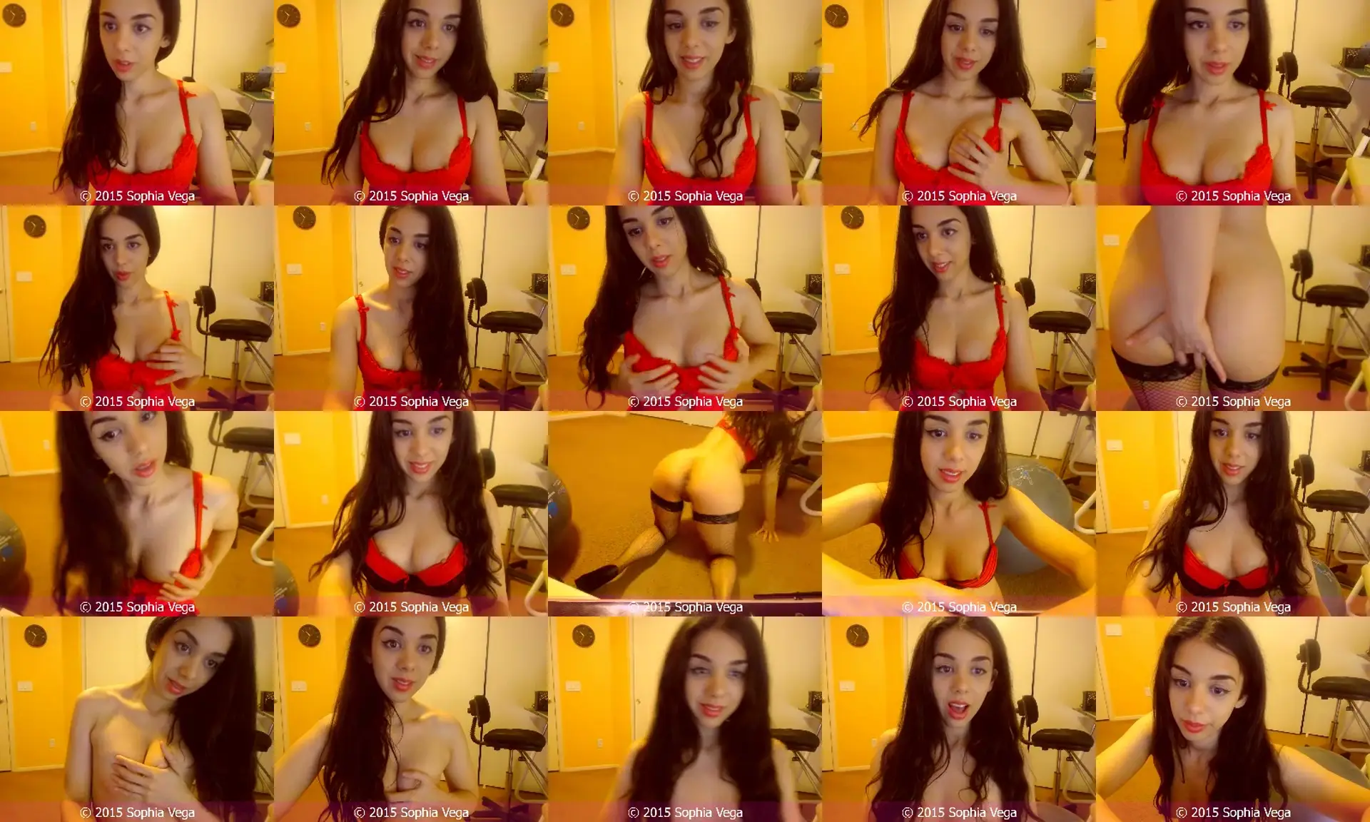 SophiaVega photo contact sheet