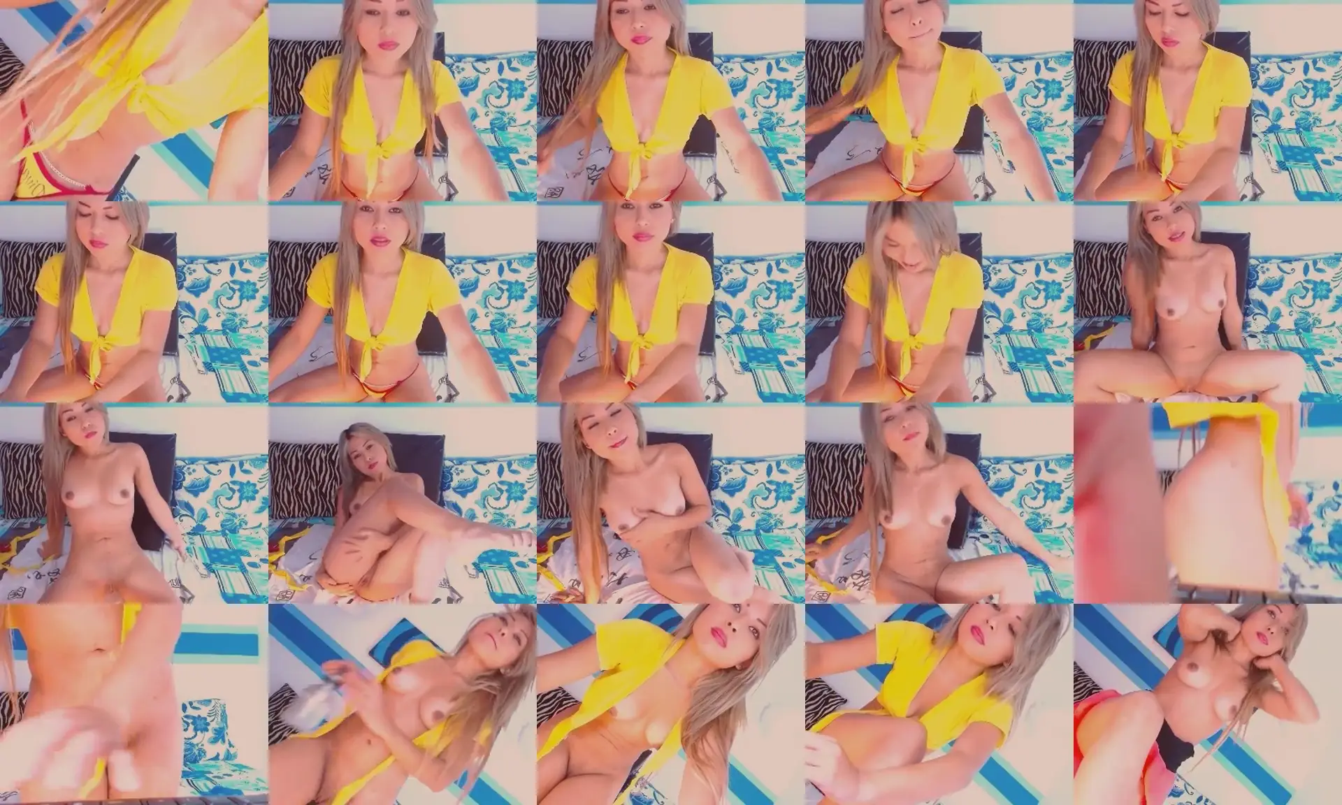 CherryxHot photo contact sheet