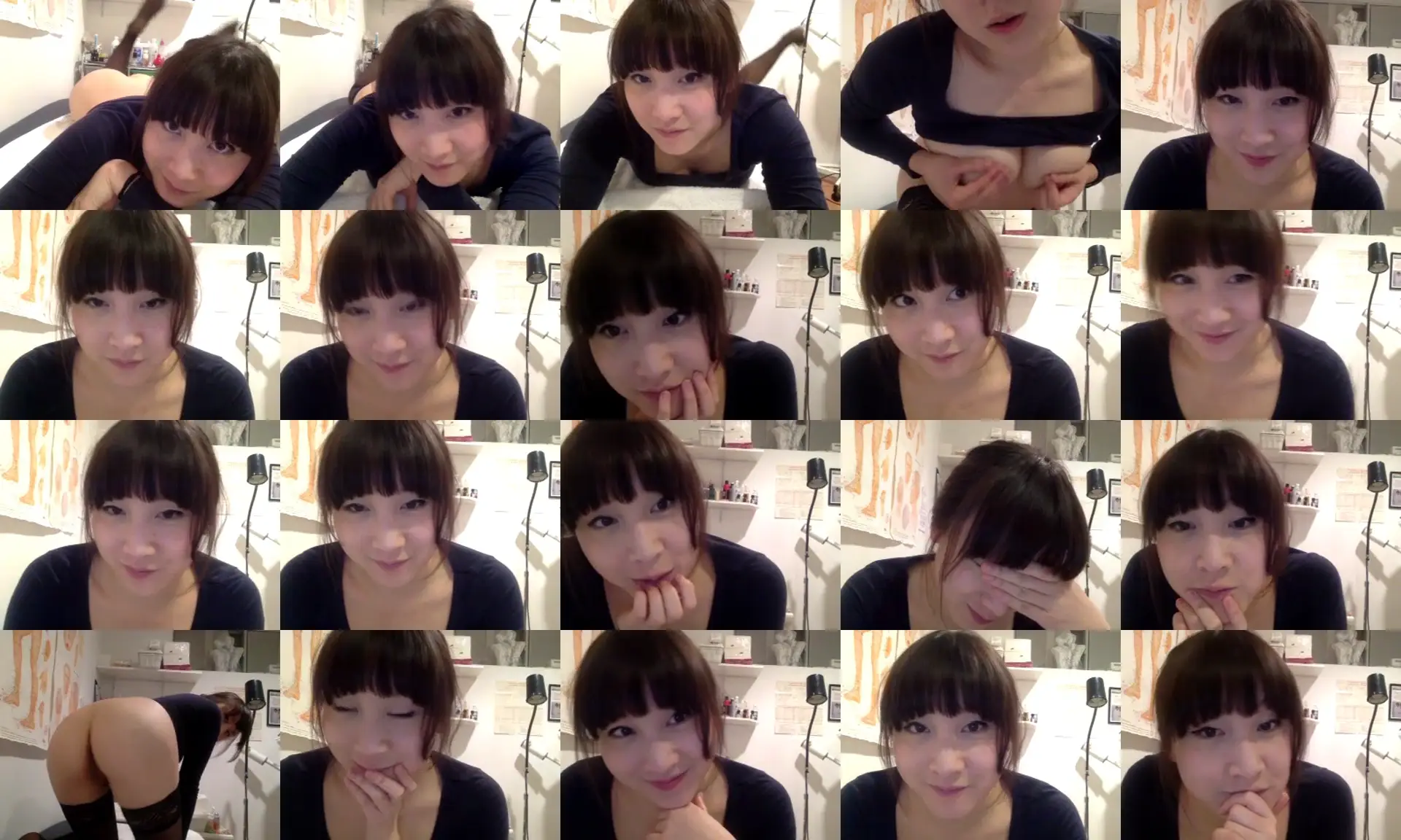 YellowGLO photo contact sheet