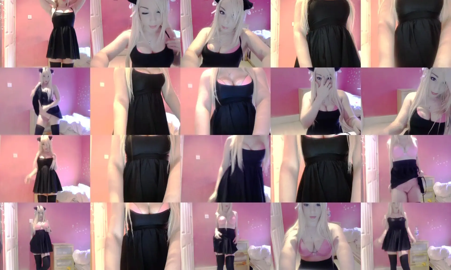 PrincessXTC photo contact sheet