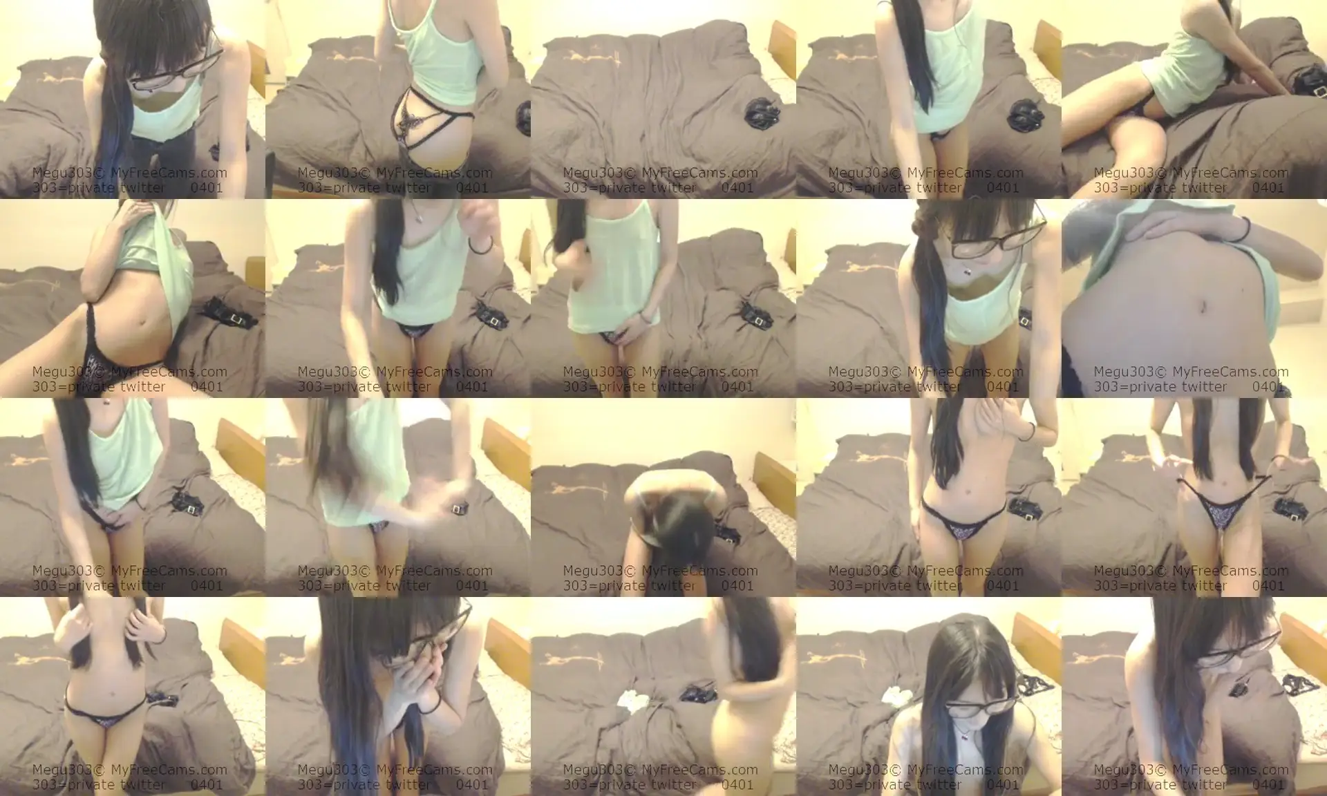 Megu303 photo contact sheet