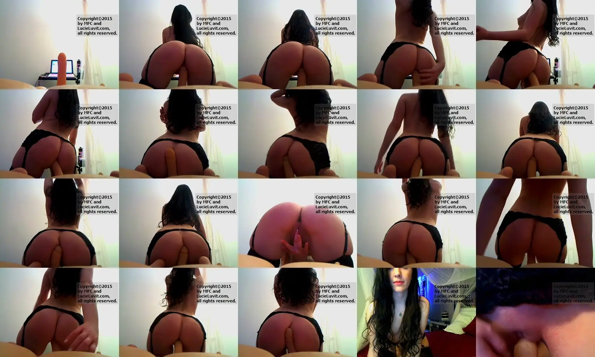 LUCIELUVIT photo contact sheet
