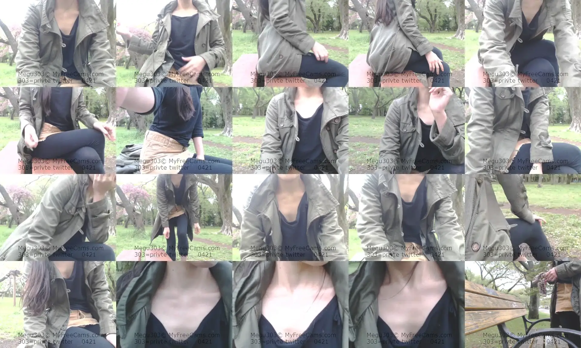 Megu303 photo contact sheet