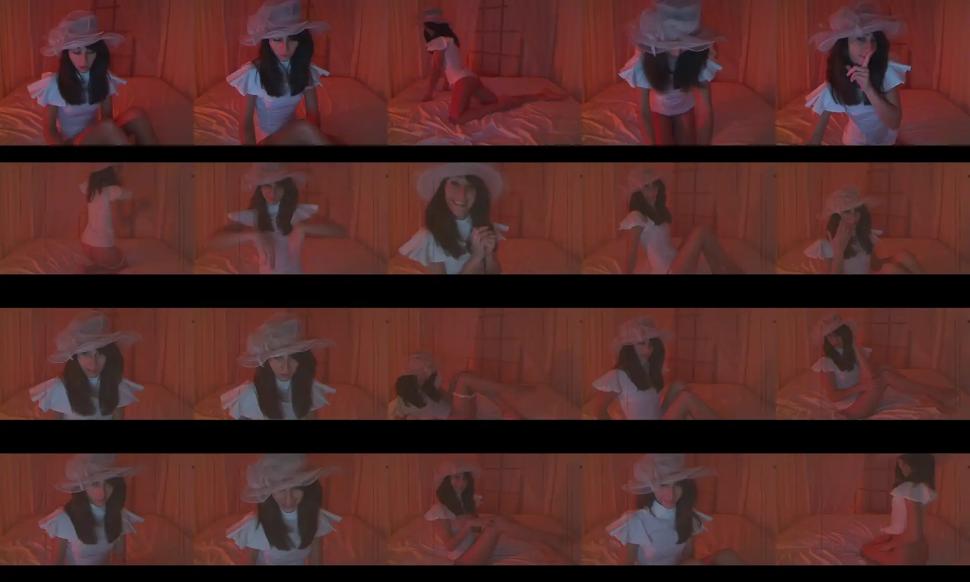 Olivia photo contact sheet