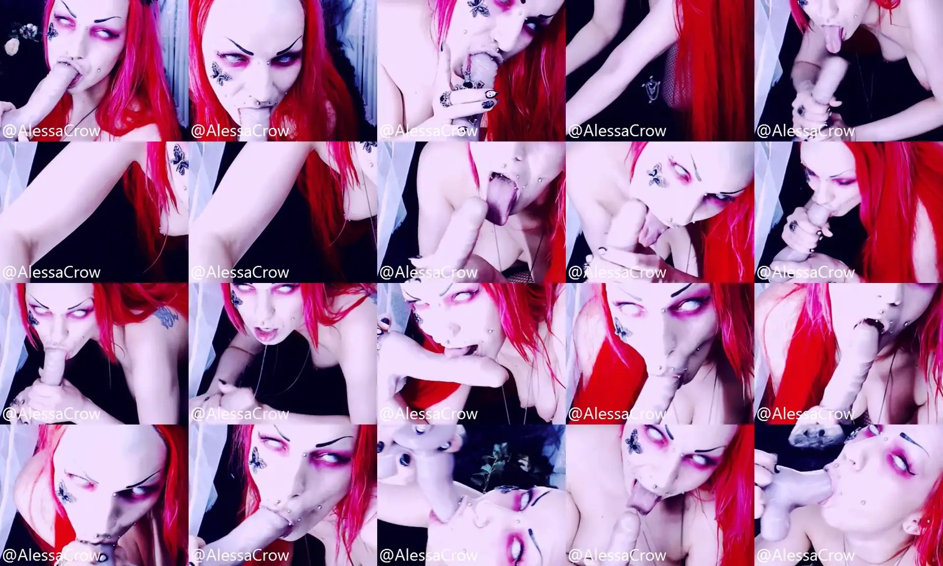 Alessa_666 photo contact sheet