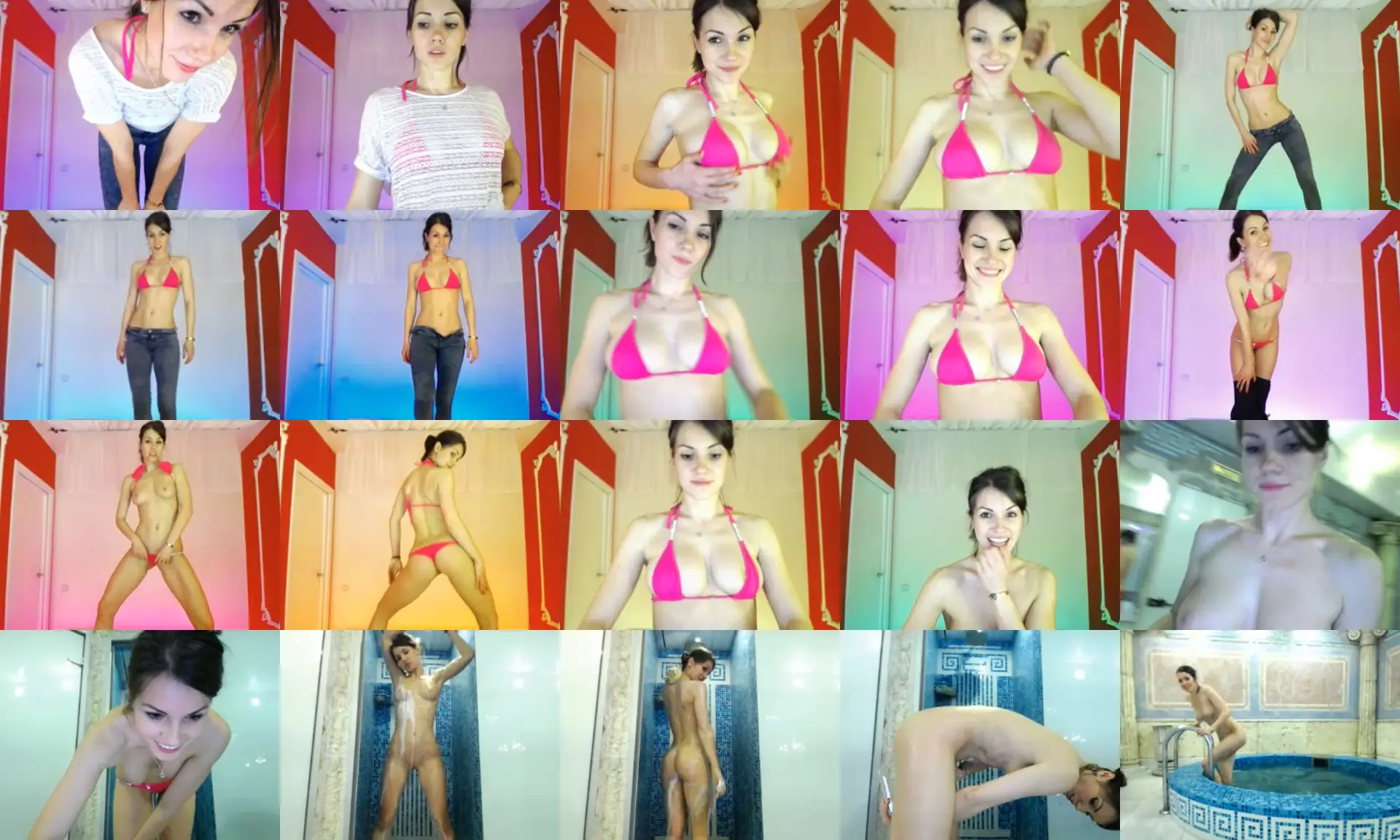 Lovelykittie photo contact sheet