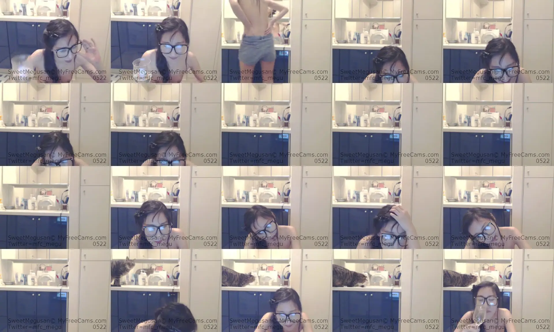 SweetMegusan photo contact sheet