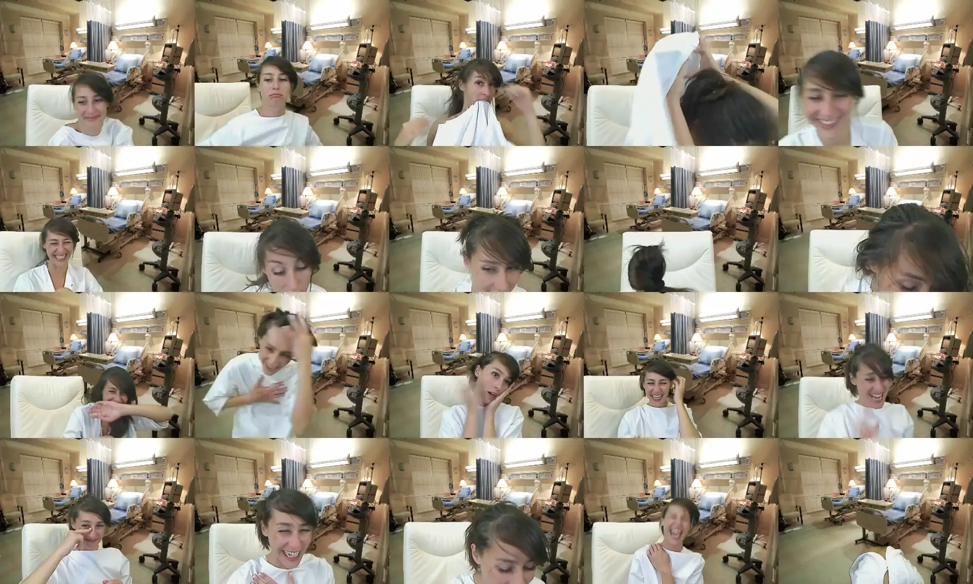 Olivia photo contact sheet