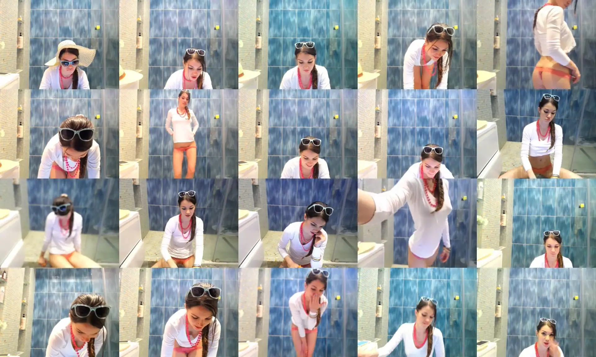 Lovelykittie photo contact sheet