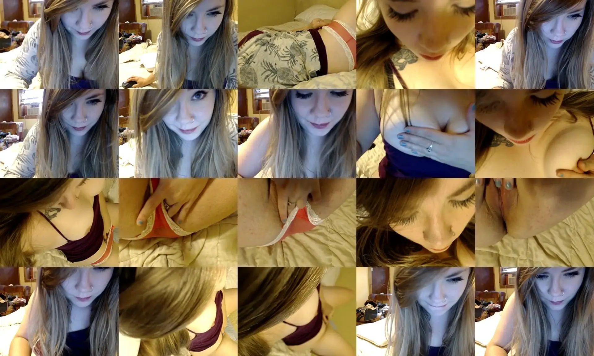 CuteDeafGirl photo contact sheet