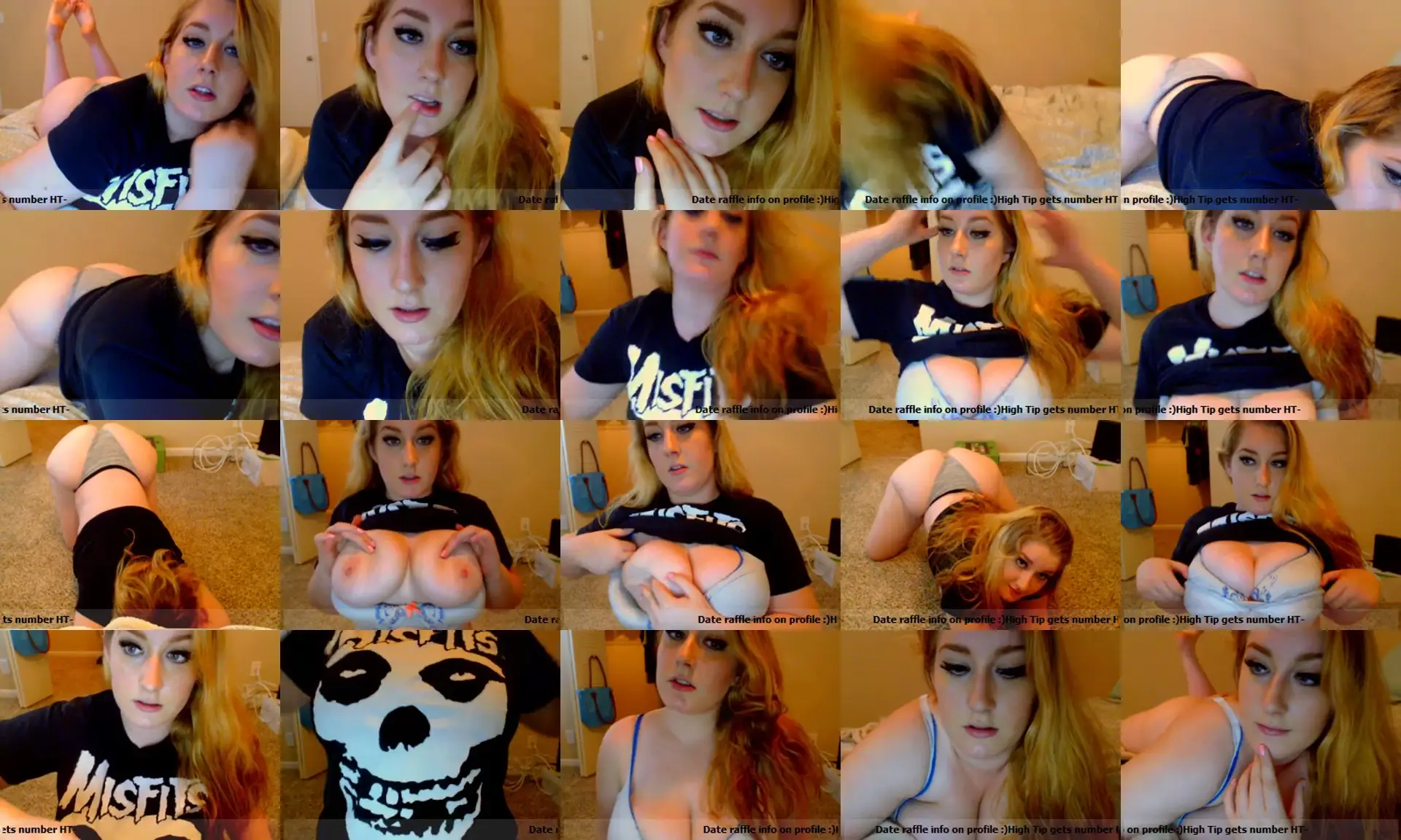 TheAphrodite photo contact sheet