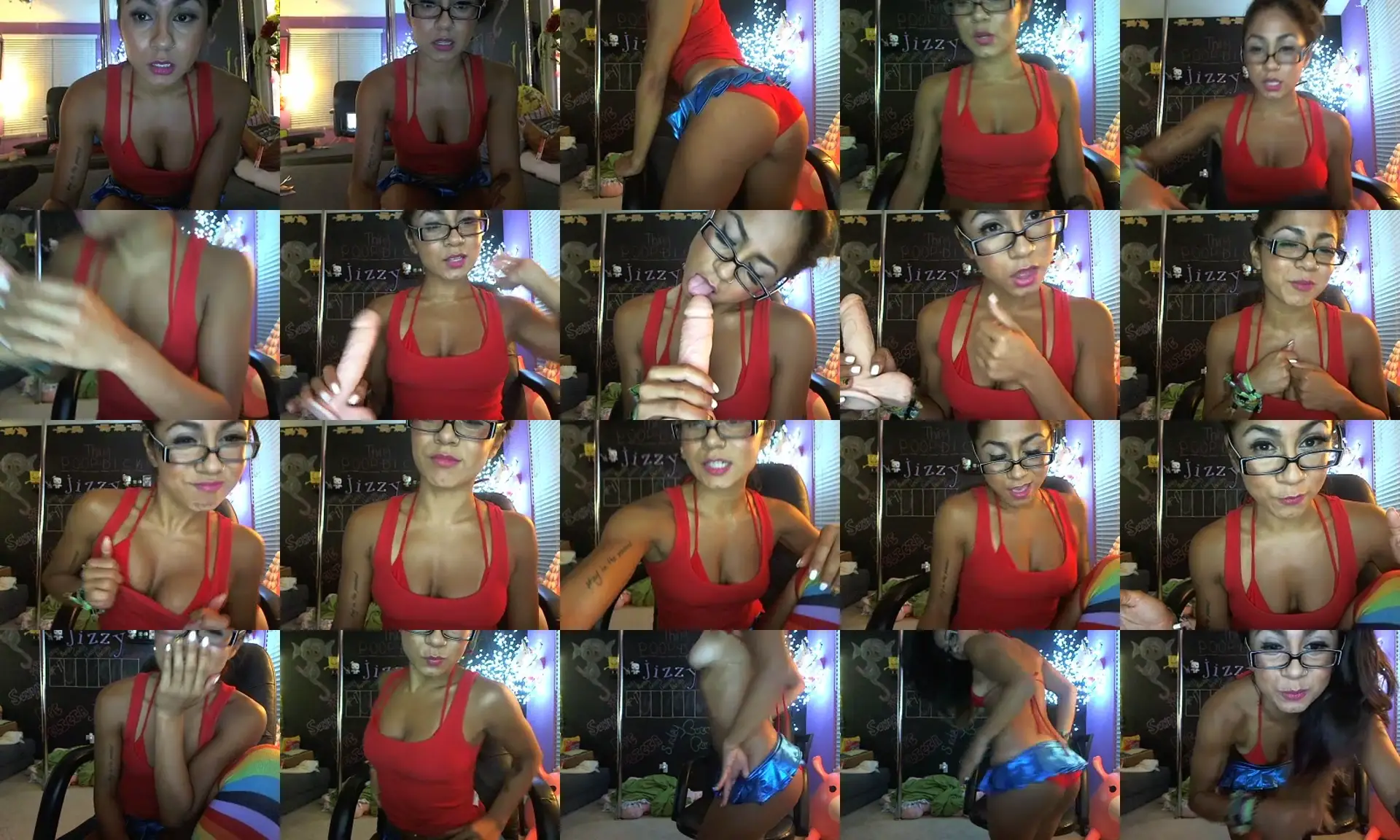 JizzGooglez photo contact sheet