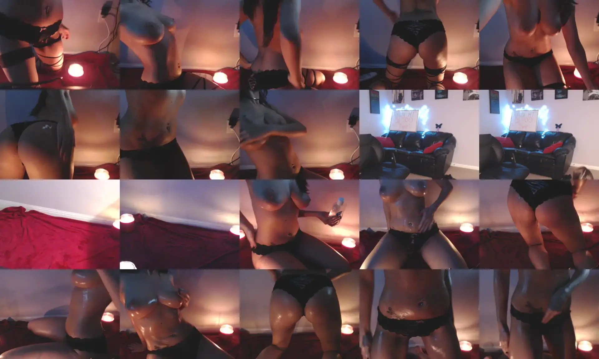 LexiKitten photo contact sheet