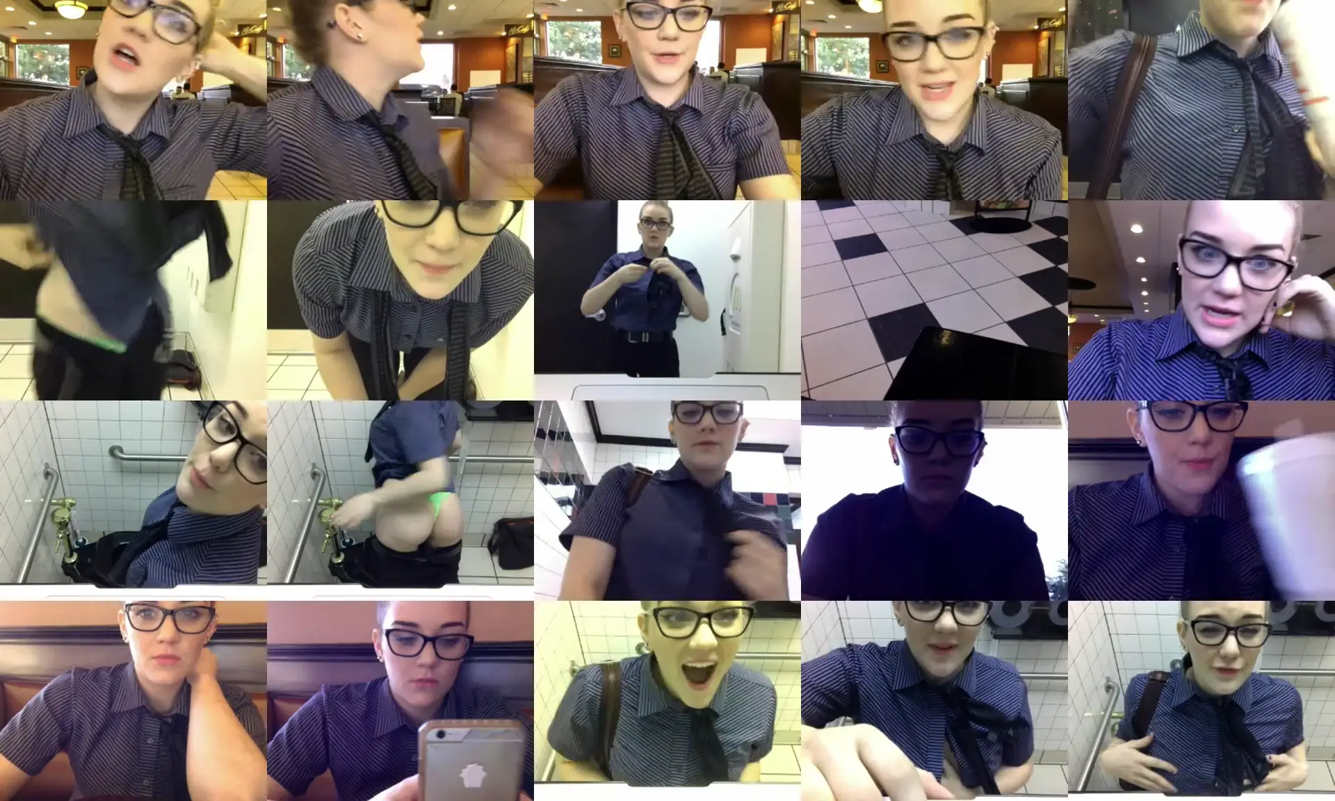 ToriBlaze photo contact sheet