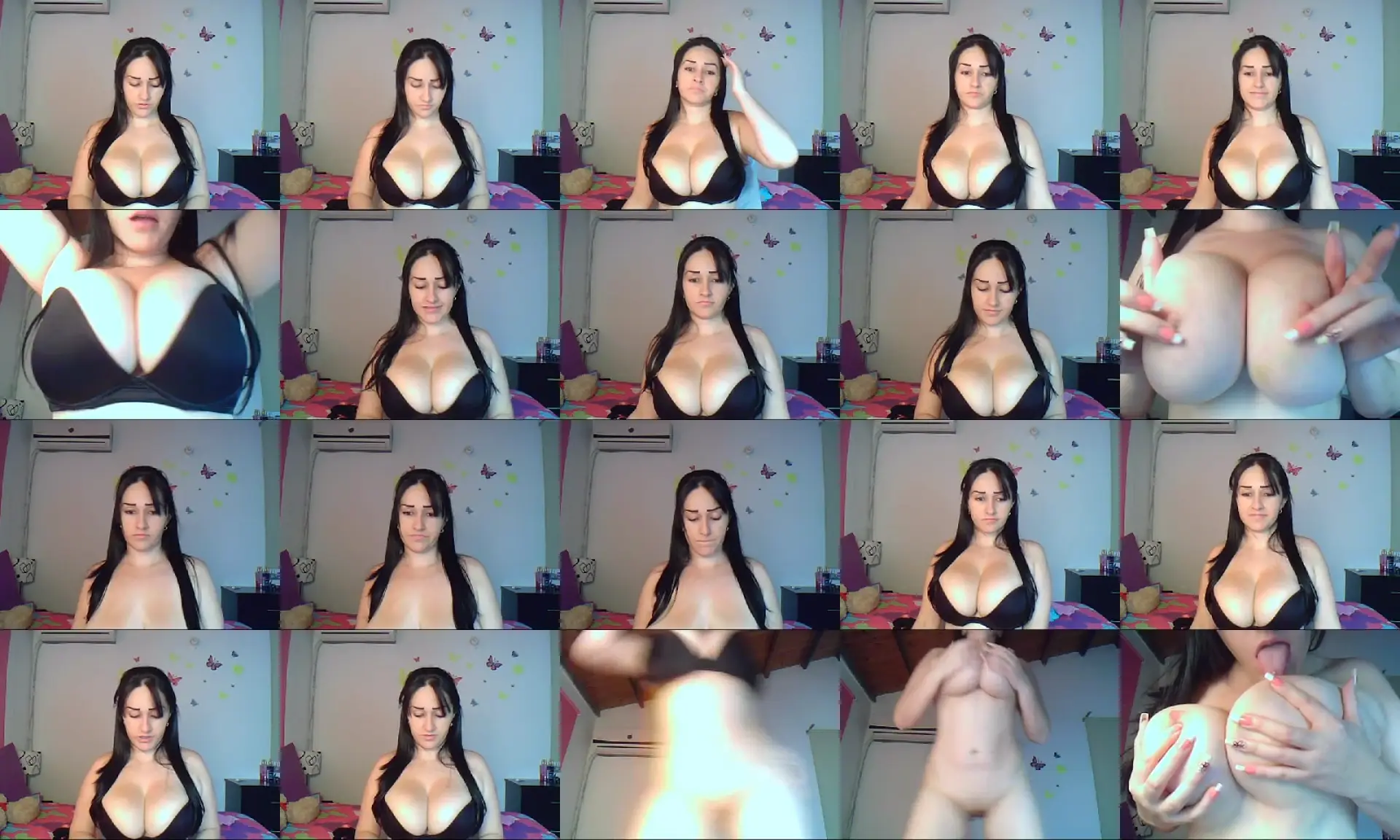 AngelHotX0X photo contact sheet