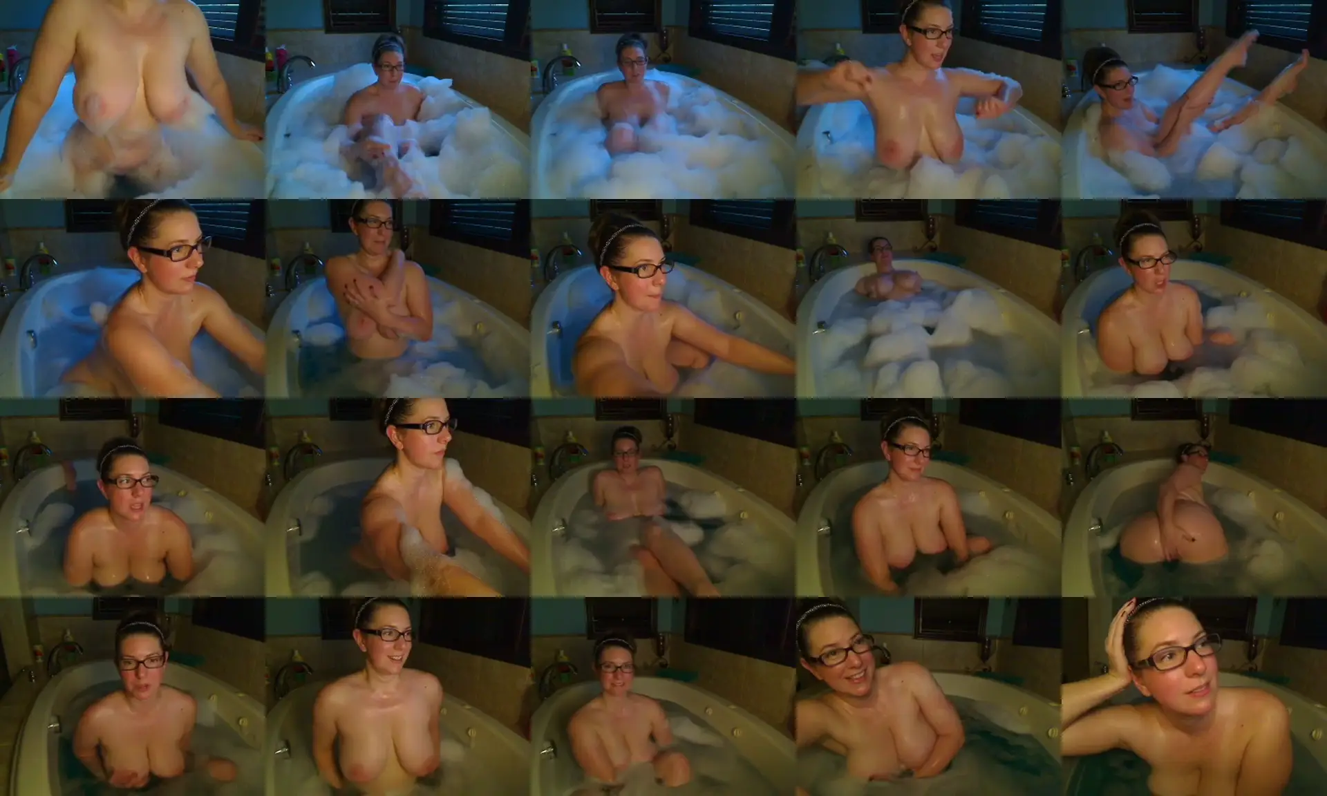 AmberCutie photo contact sheet