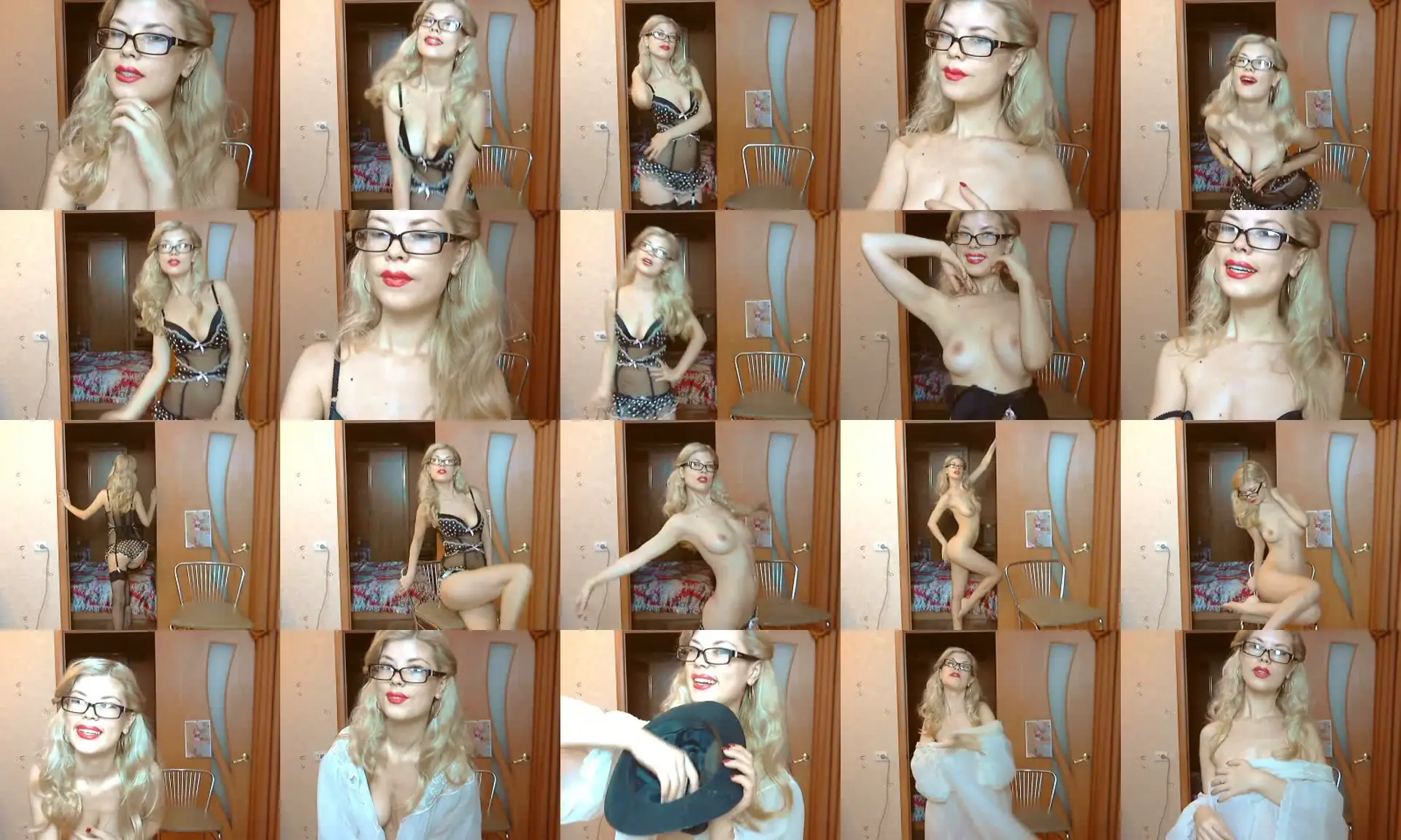 MissDelicia photo contact sheet