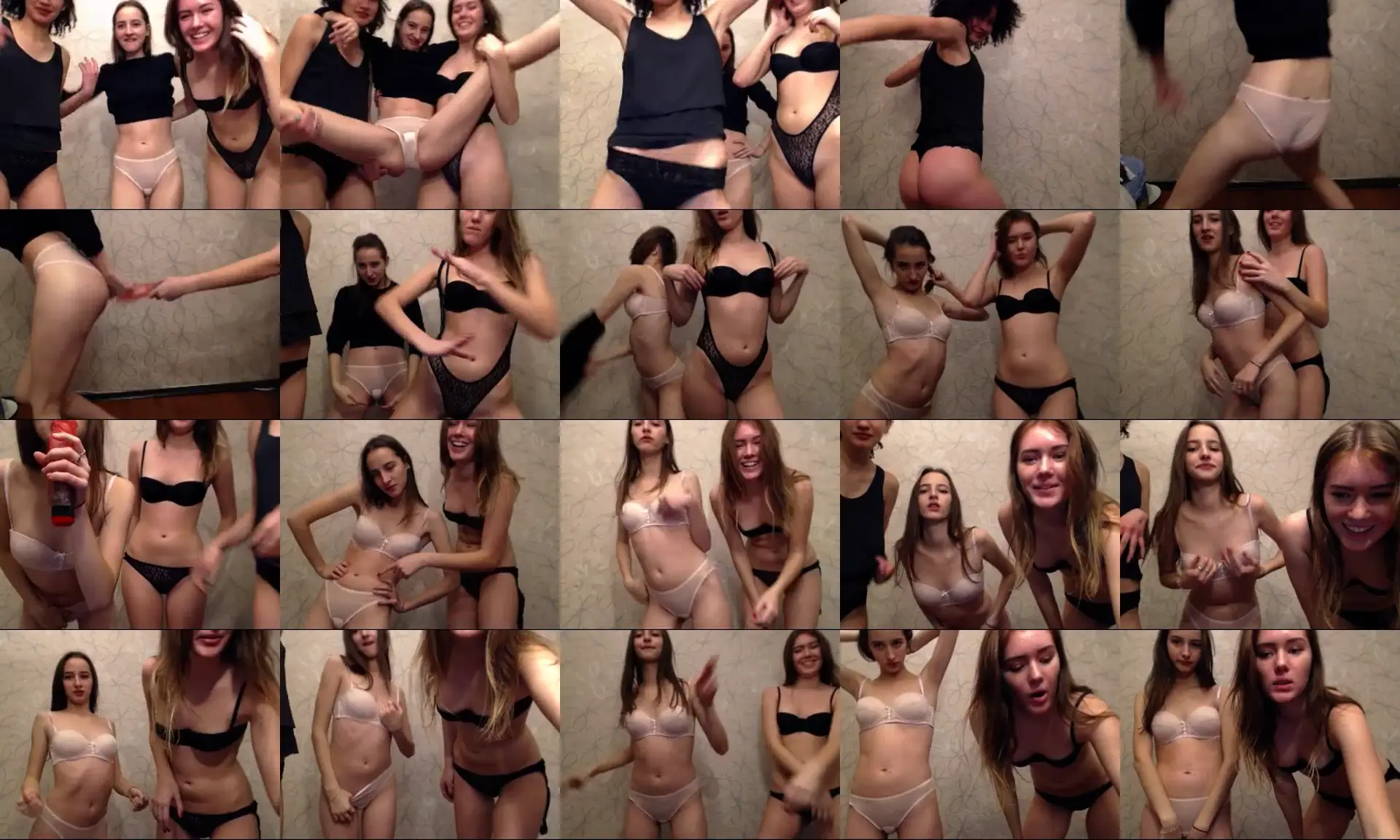 TeenStrangerX photo contact sheet