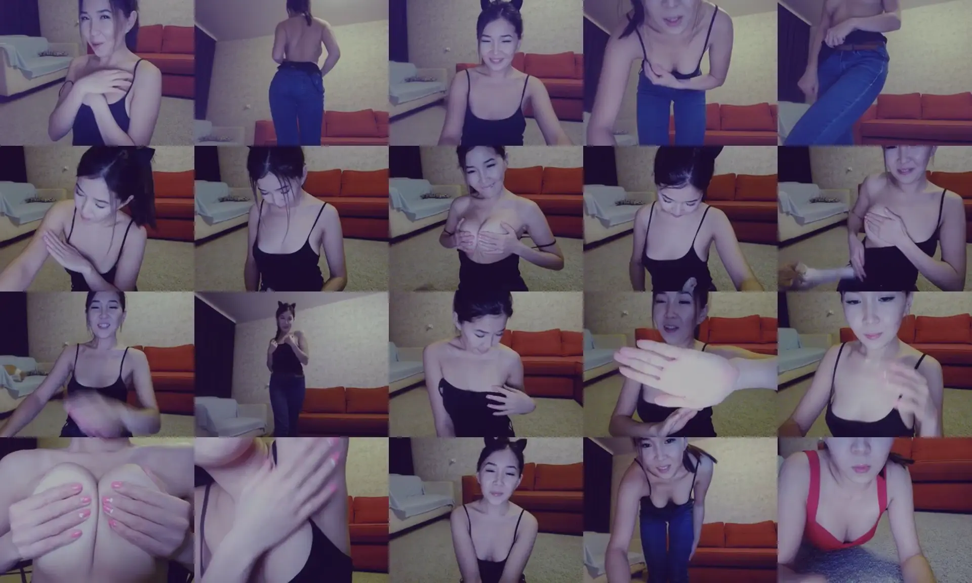 MsKittie photo contact sheet