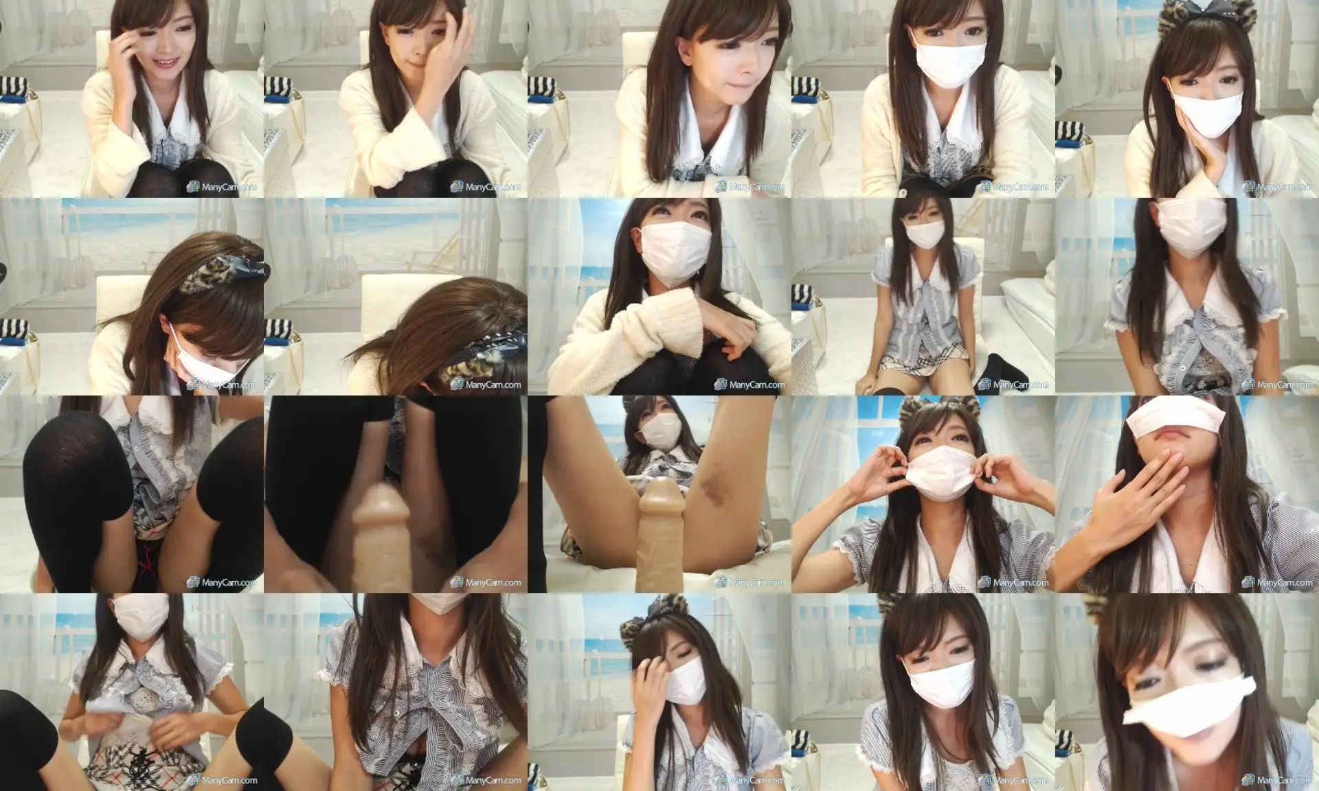 XxMayuka photo contact sheet