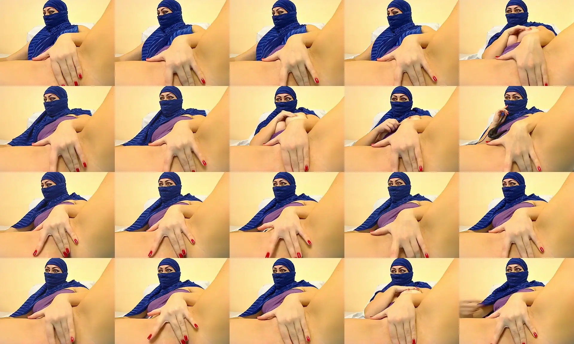 Alisha4XXX photo contact sheet