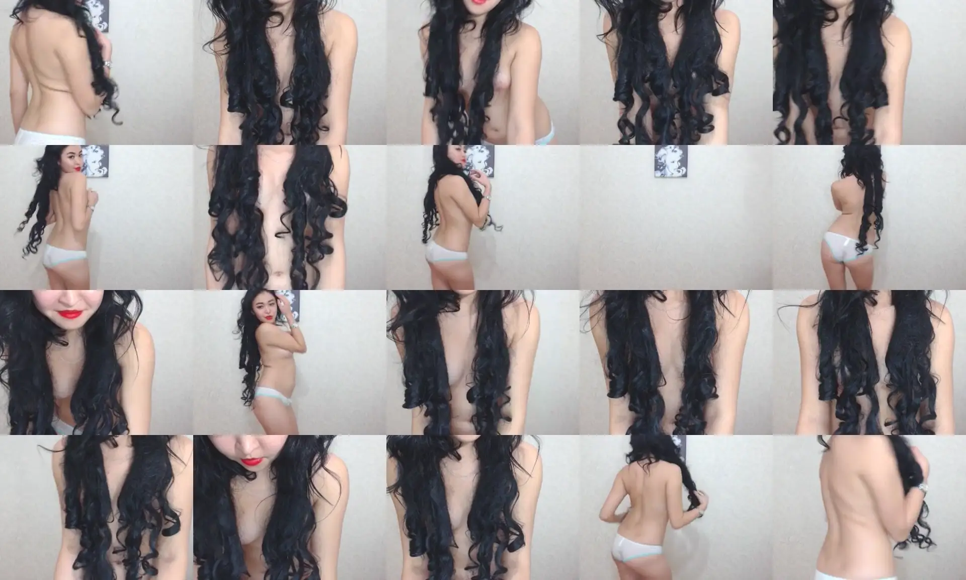 MiaAsakura photo contact sheet