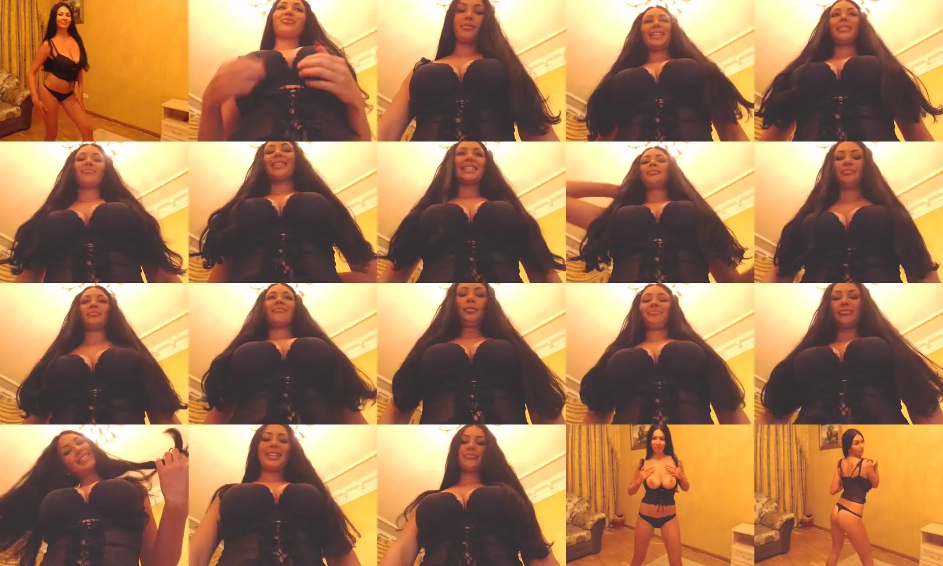 luxurymodel photo contact sheet