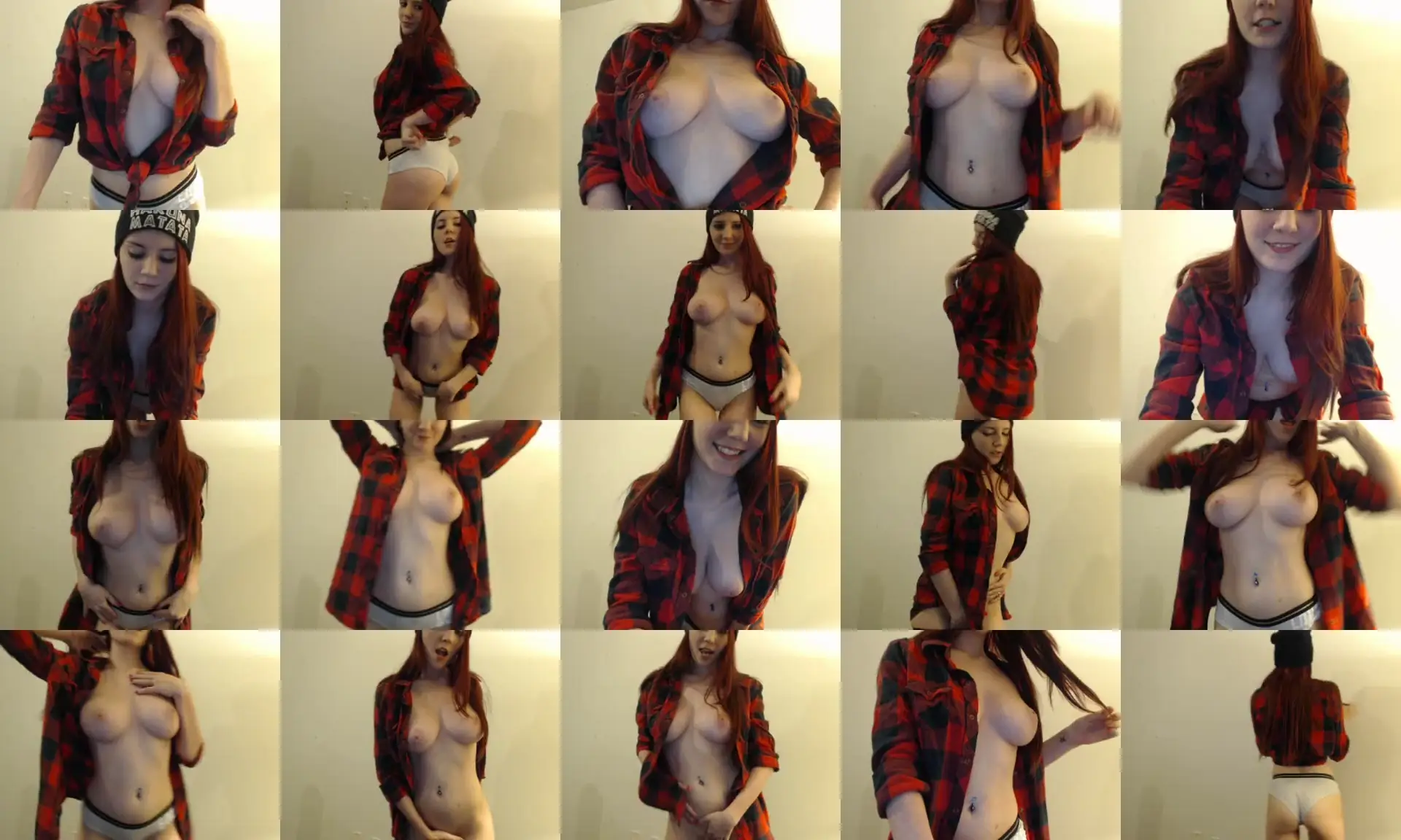 SweetWetSara photo contact sheet