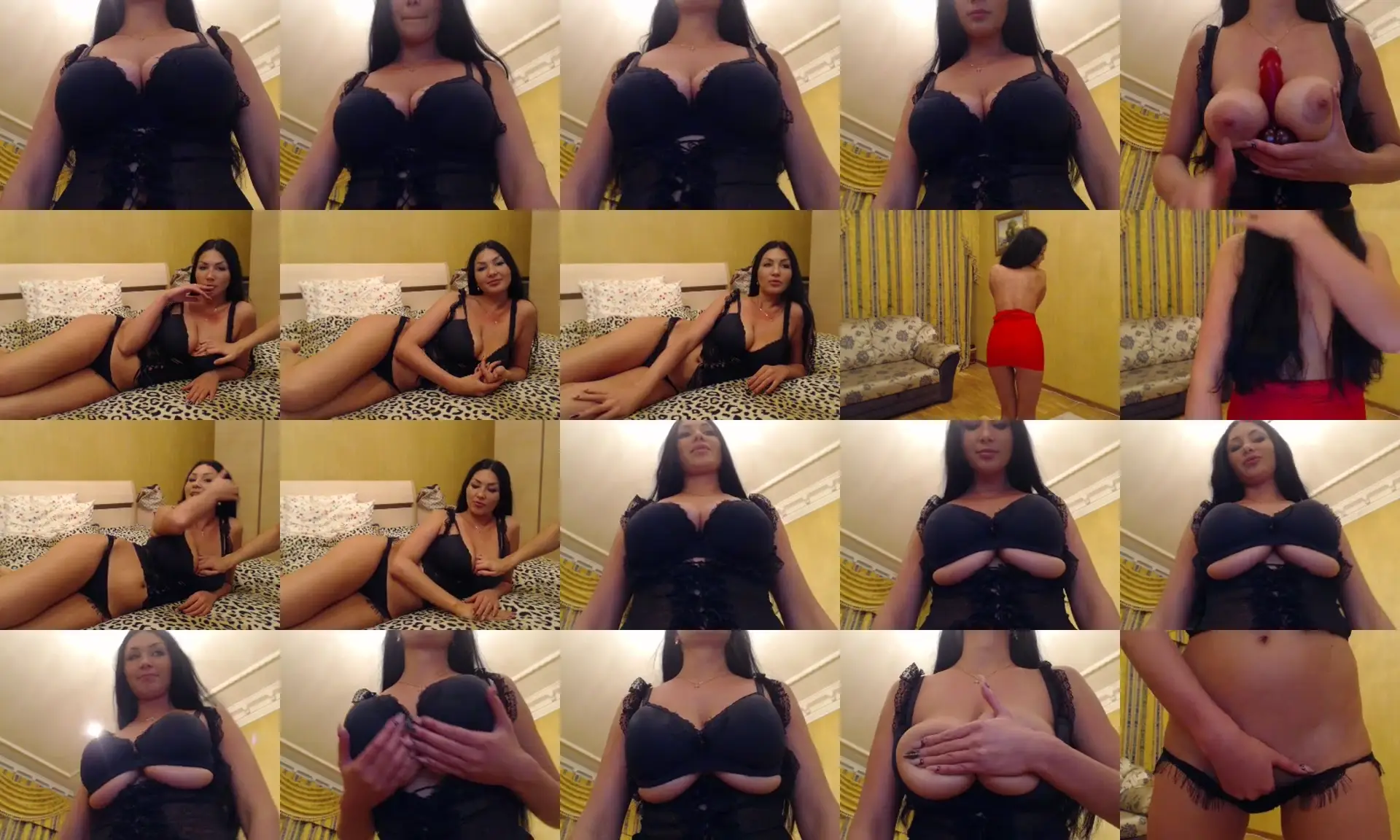 luxurymodel photo contact sheet