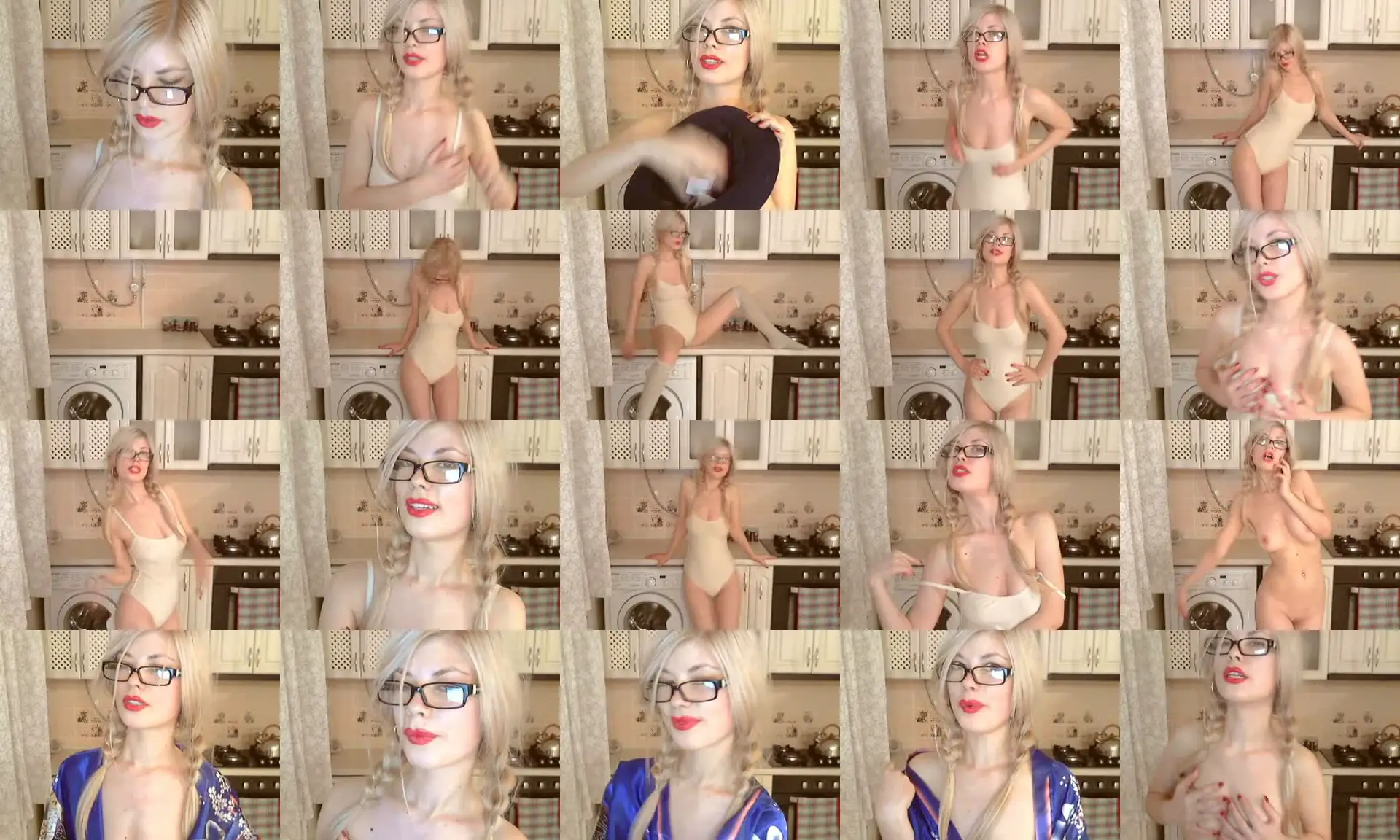 MissDelicia photo contact sheet