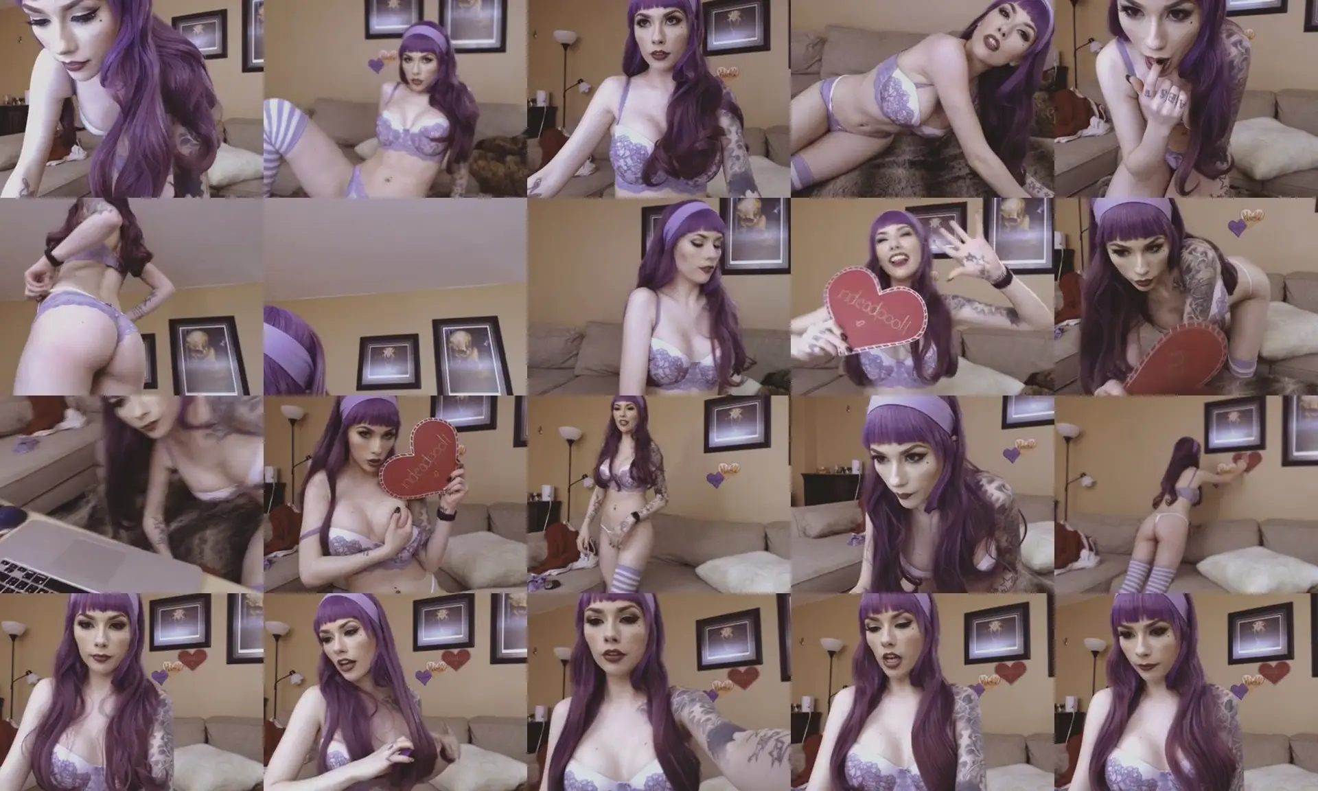 VeraBambi photo contact sheet